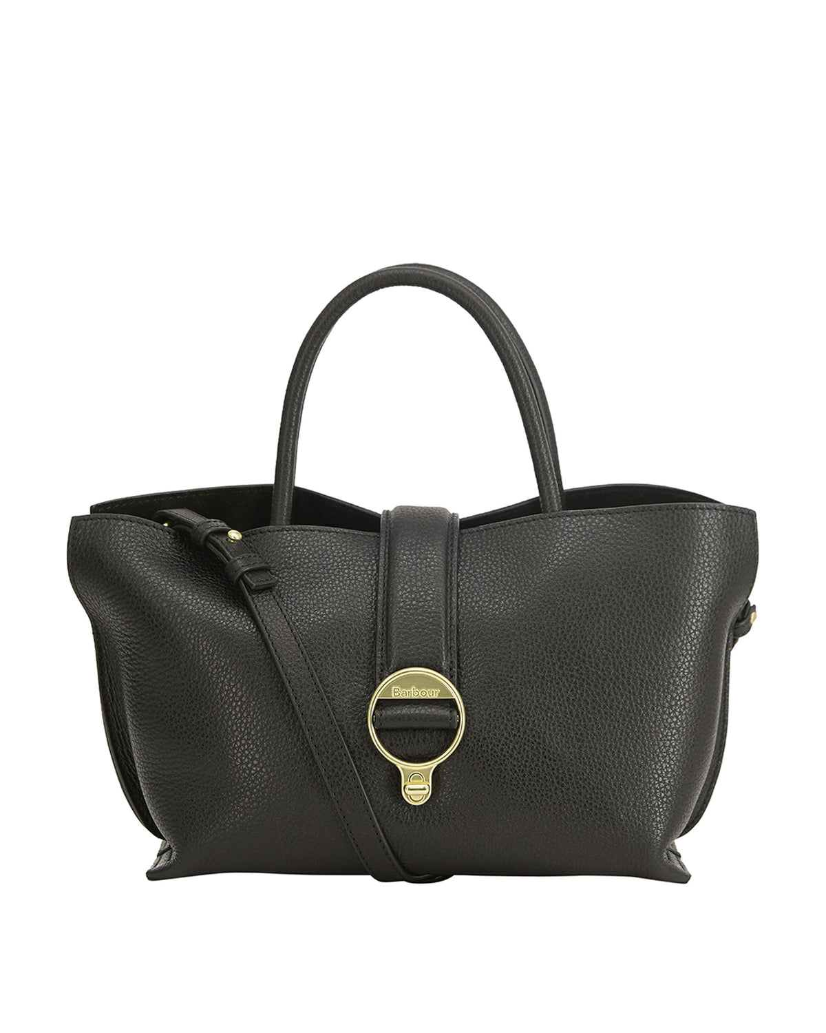 Alder Mini Leather Tote Bag - Black