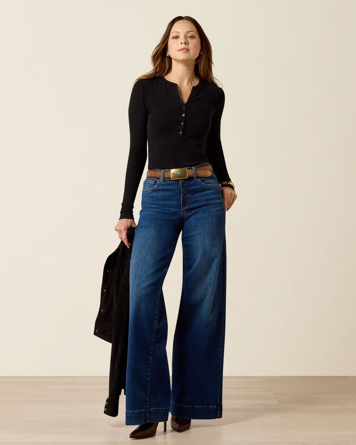 High Rise Vilma Ultrastretch Wide Leg Jeans - Norwalk