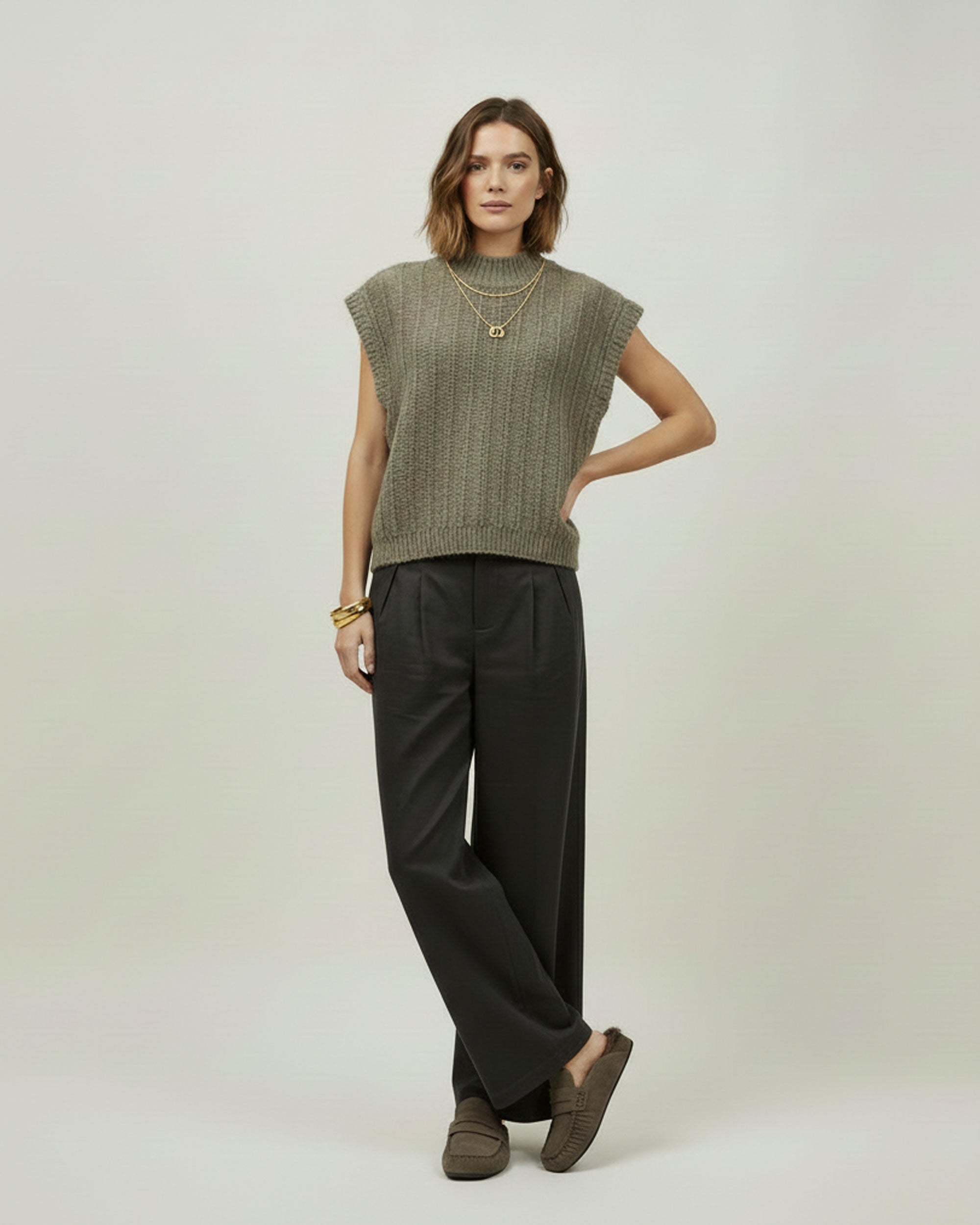 Pull Lunaia Vest - Green