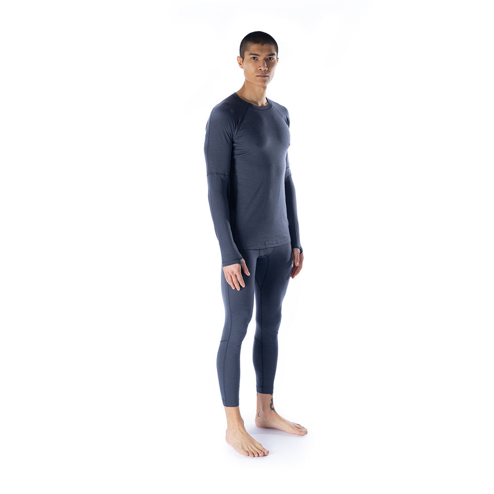 Boulder 125 Crew Top - Dusk Blue/Black