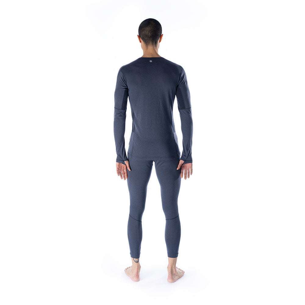 Boulder 125 Crew Top - Dusk Blue/Black