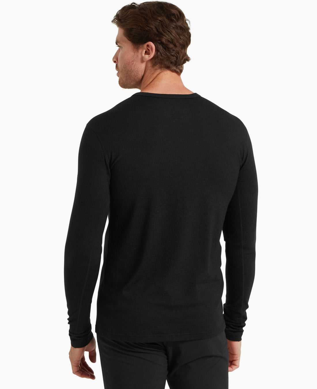 Redstone Long Sleeve Crew Baselayer Mens - Black