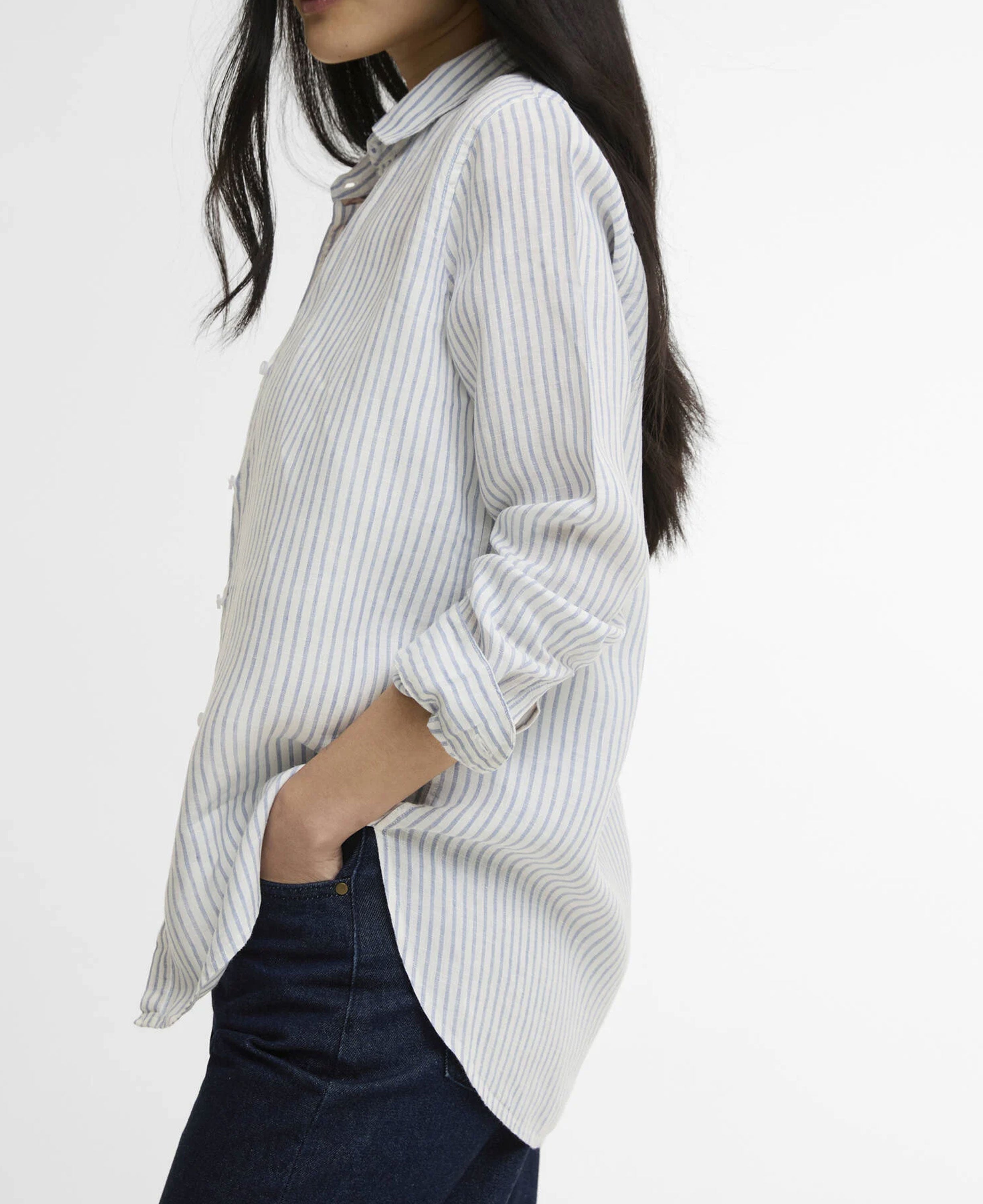 Marine Shirt - Chambray Stripe