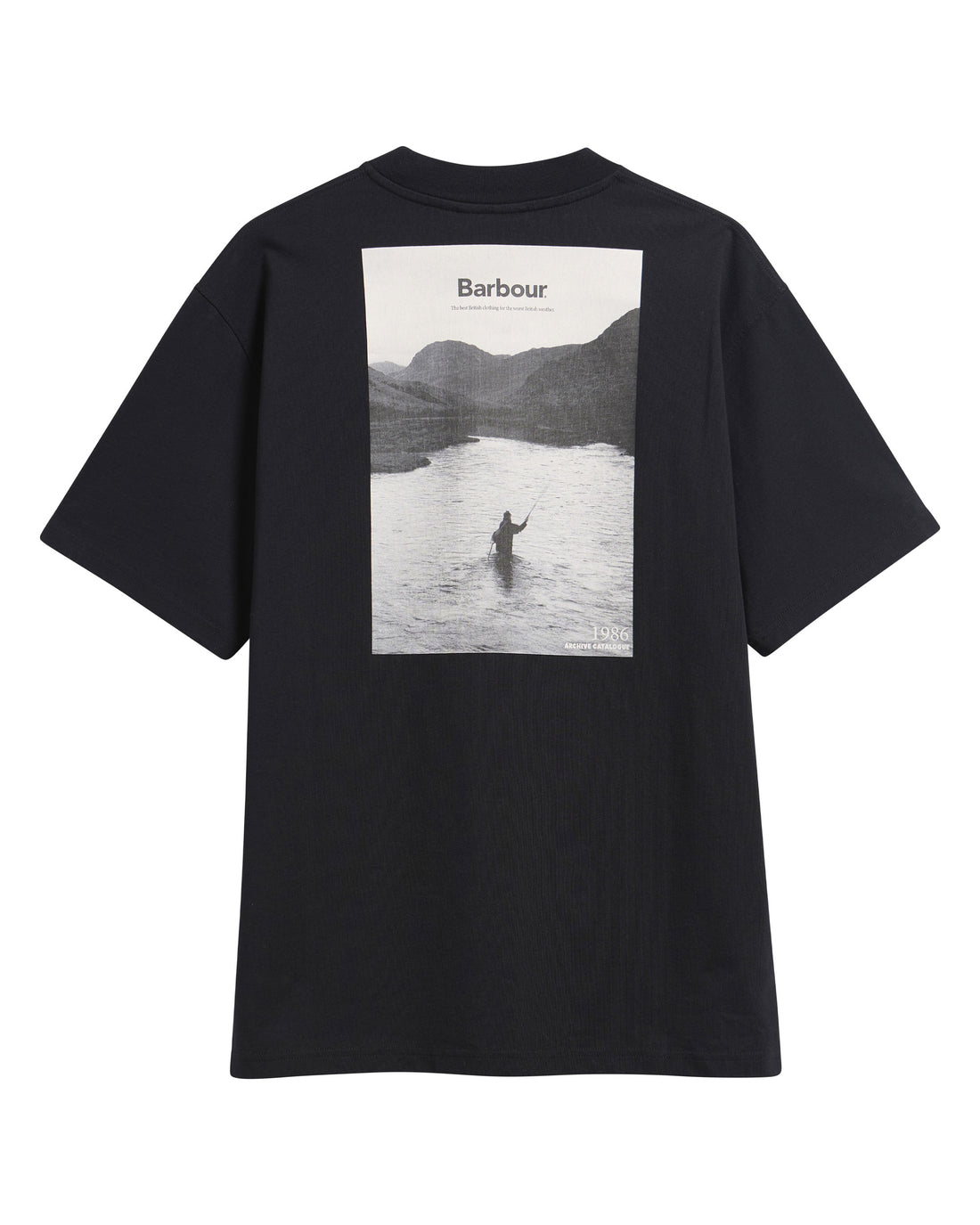 1986 Graphic Oversized T-Shirt - Black