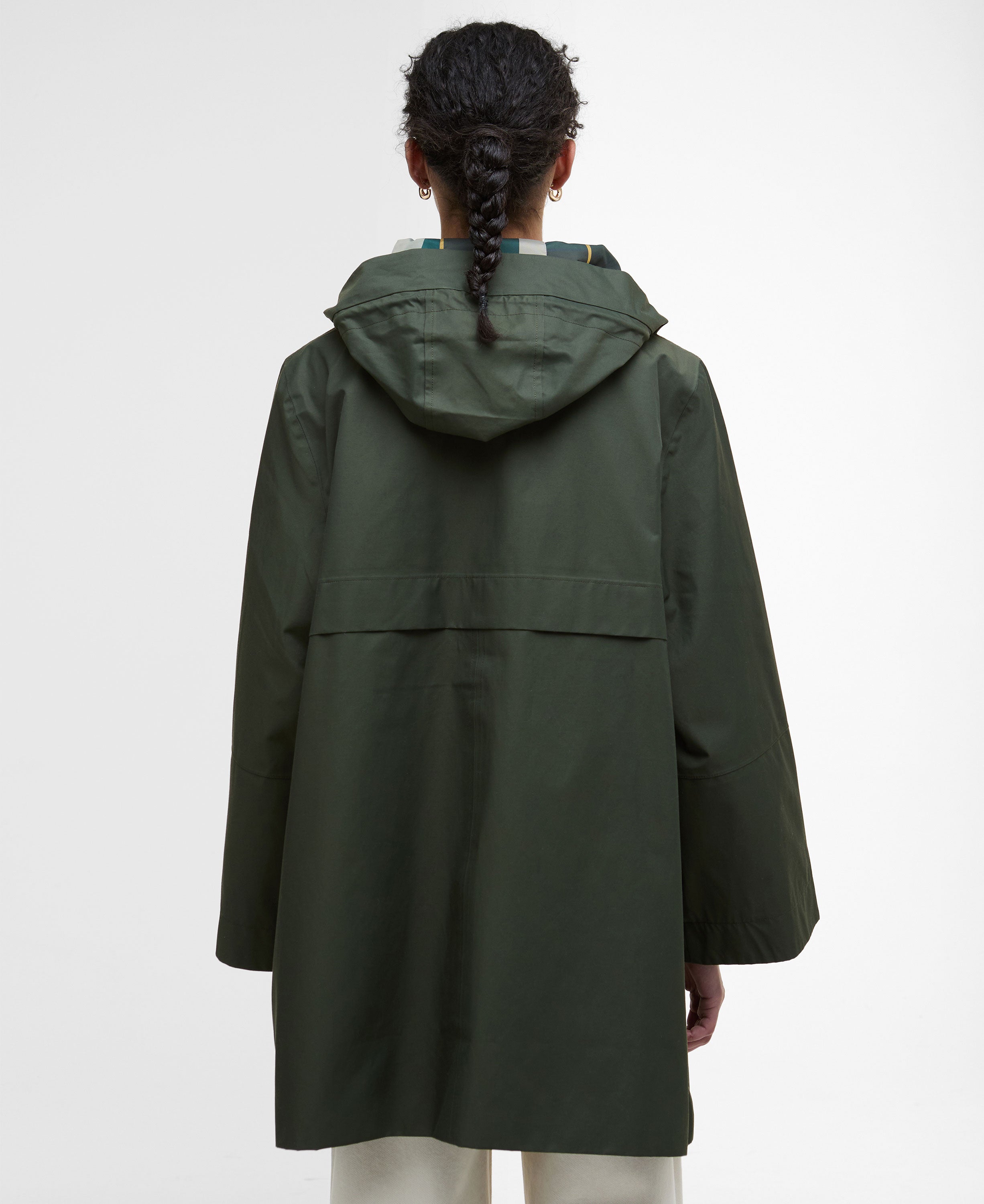 Arla Waterproof Jacket - Olive/Ancient Tartan
