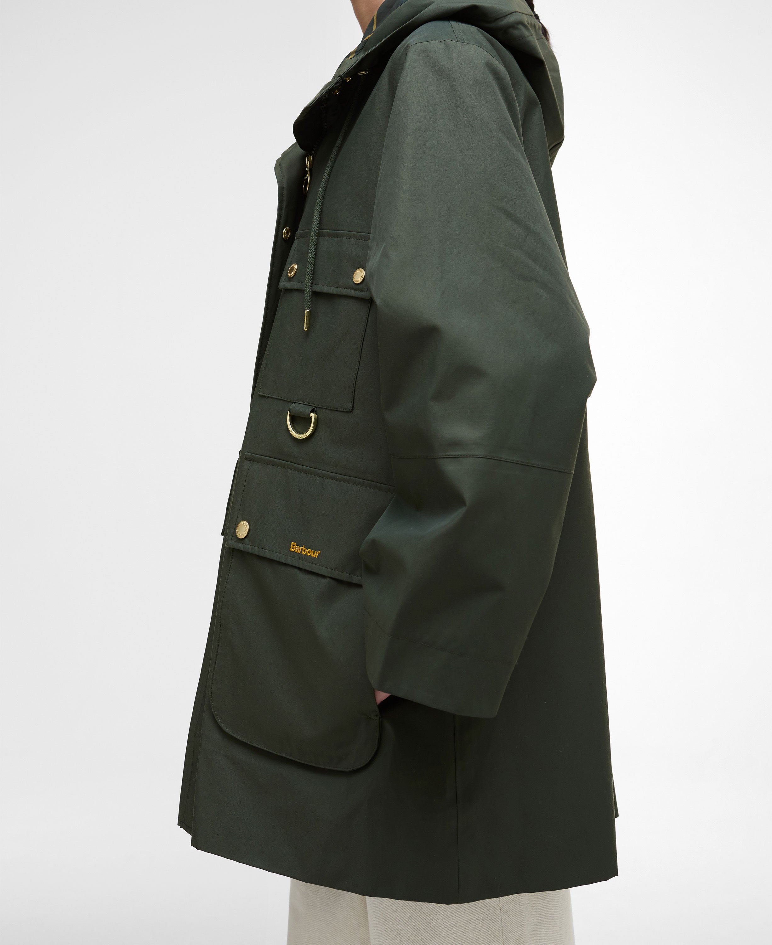 Arla Waterproof Jacket - Olive/Ancient Tartan