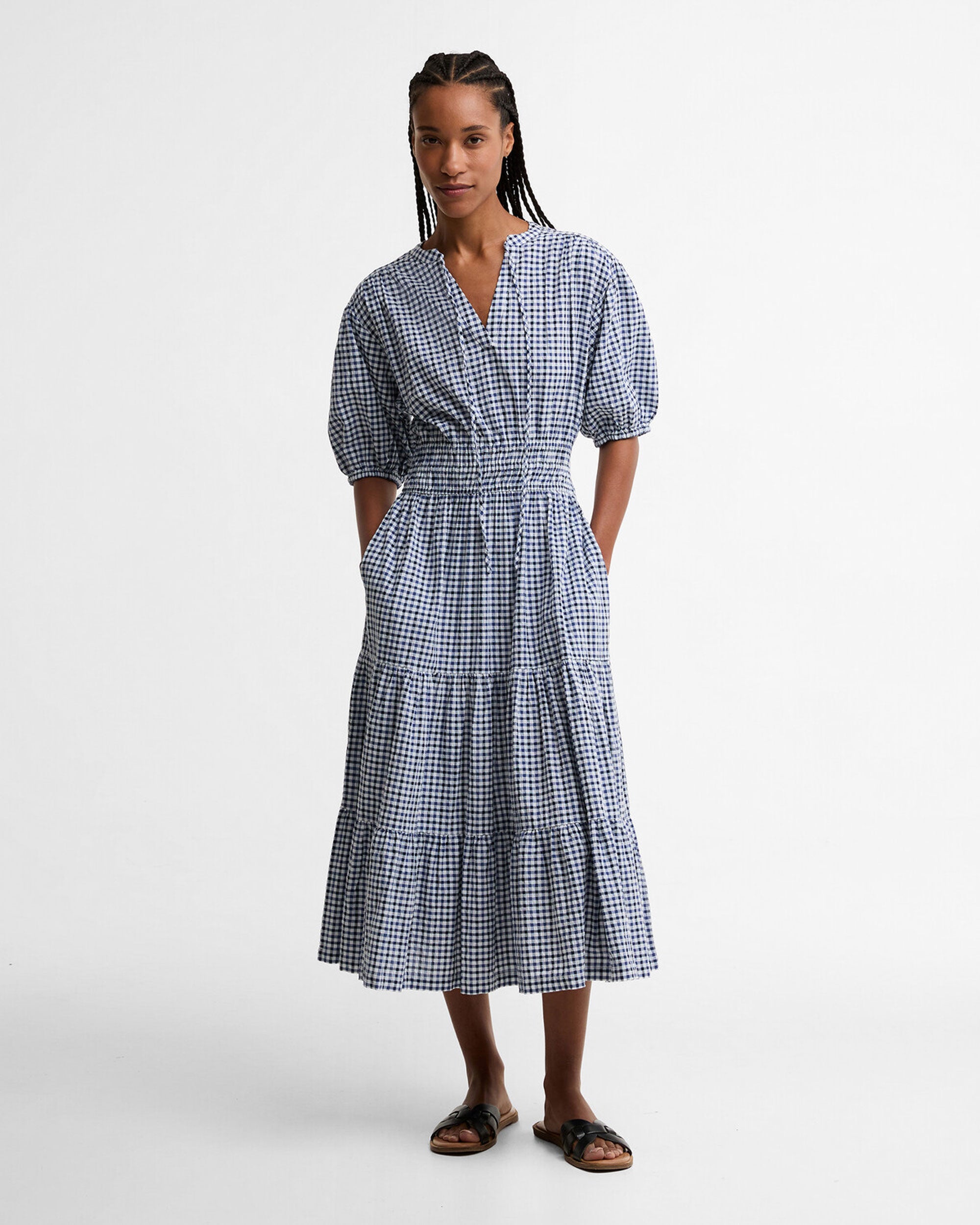Ashwell Midi Dress - Multi Gingham