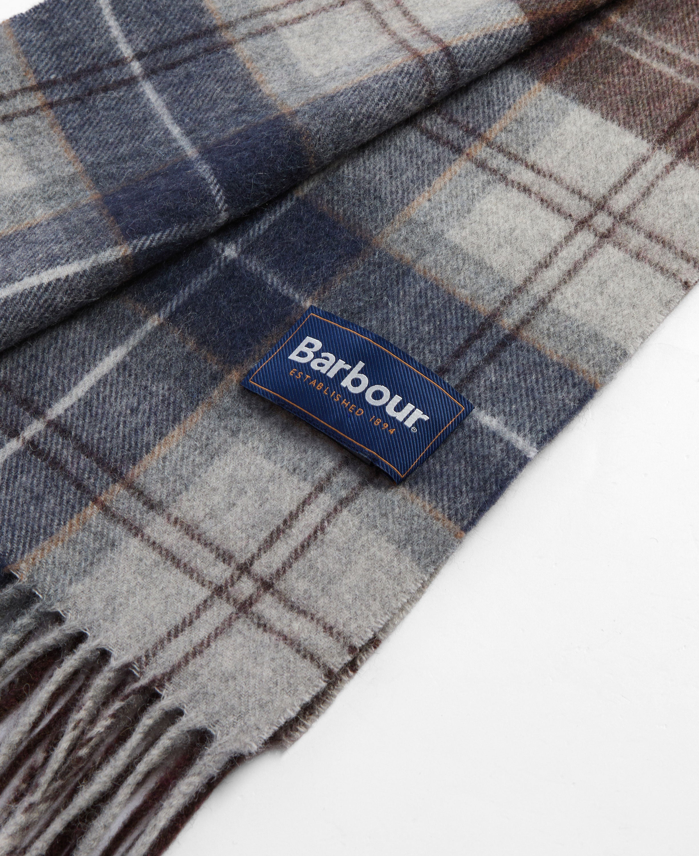 Brack Patchwork Tartan Scarf - Midnight Oak Tartan