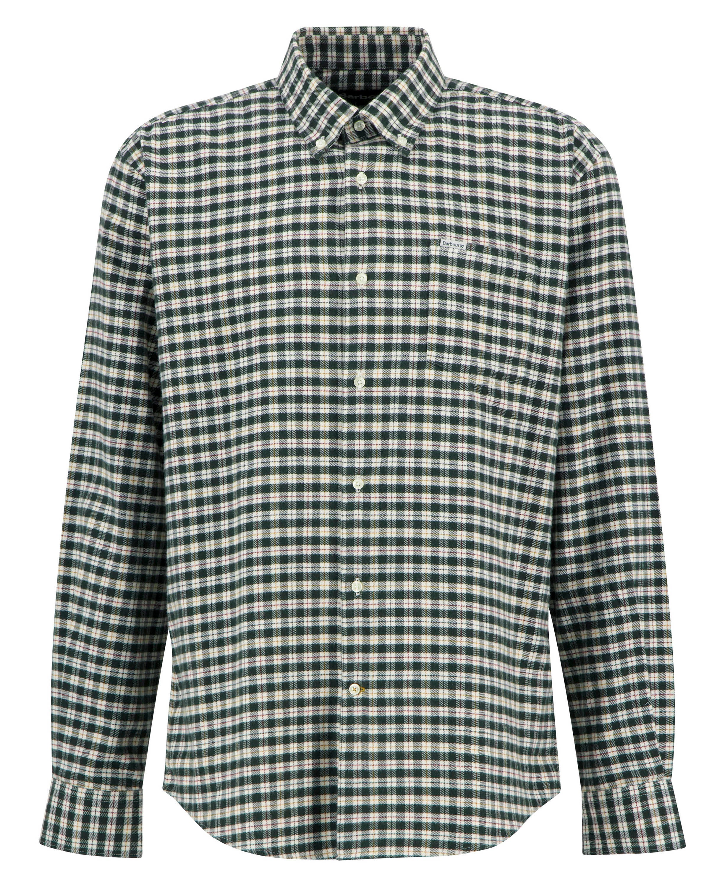 Colderham Regular Checked Shirt - Forest