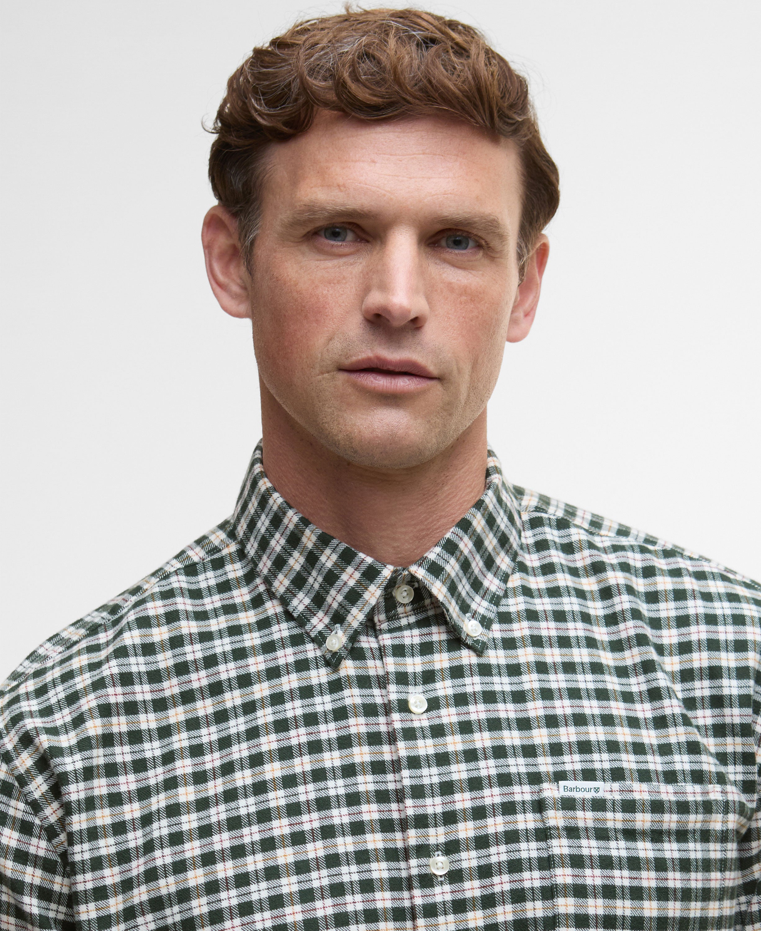 Colderham Regular Checked Shirt - Forest