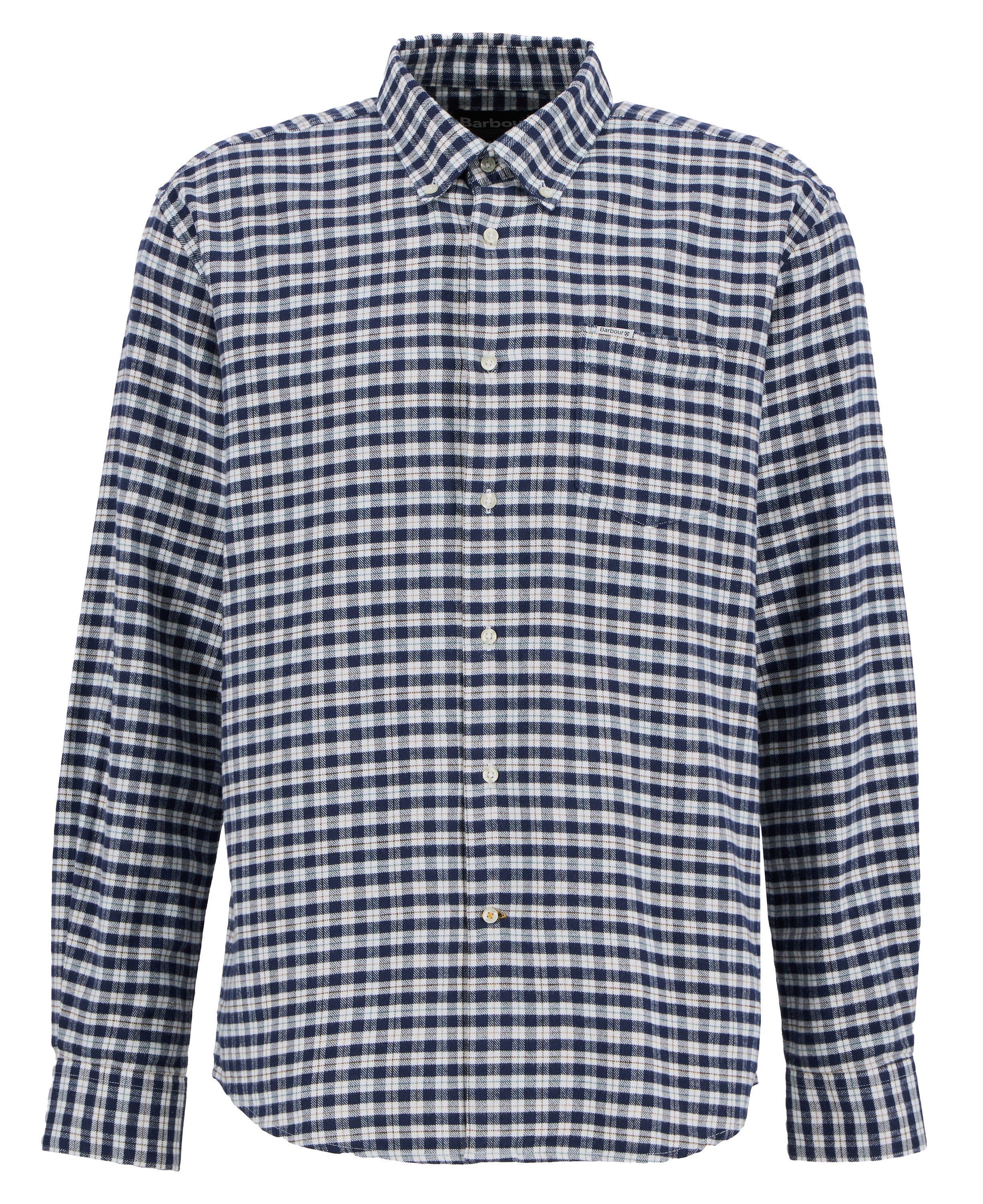 Colderham Regular Checked Shirt - Navy