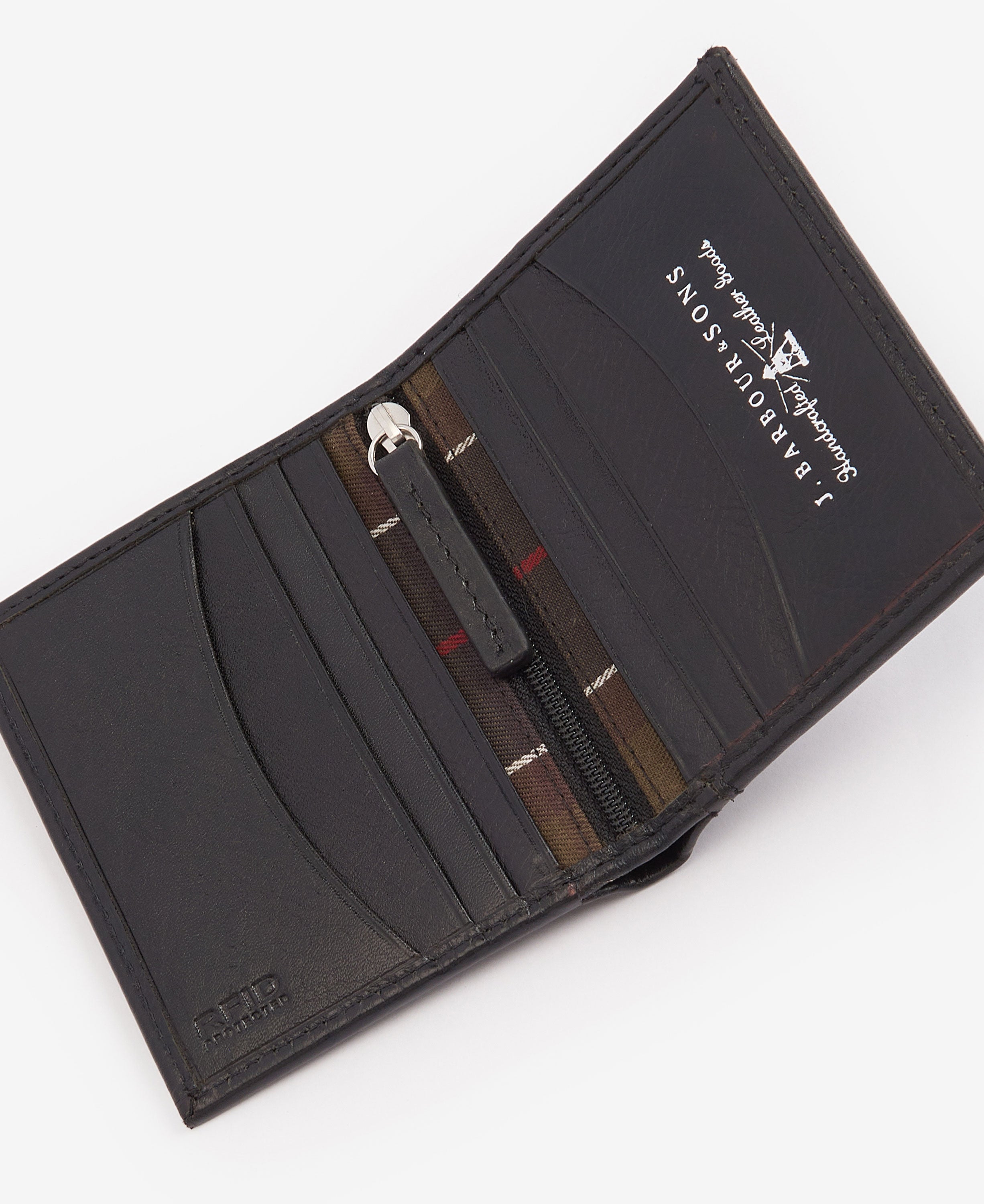 Colwell Small Billfold - Black/Classic Tartan