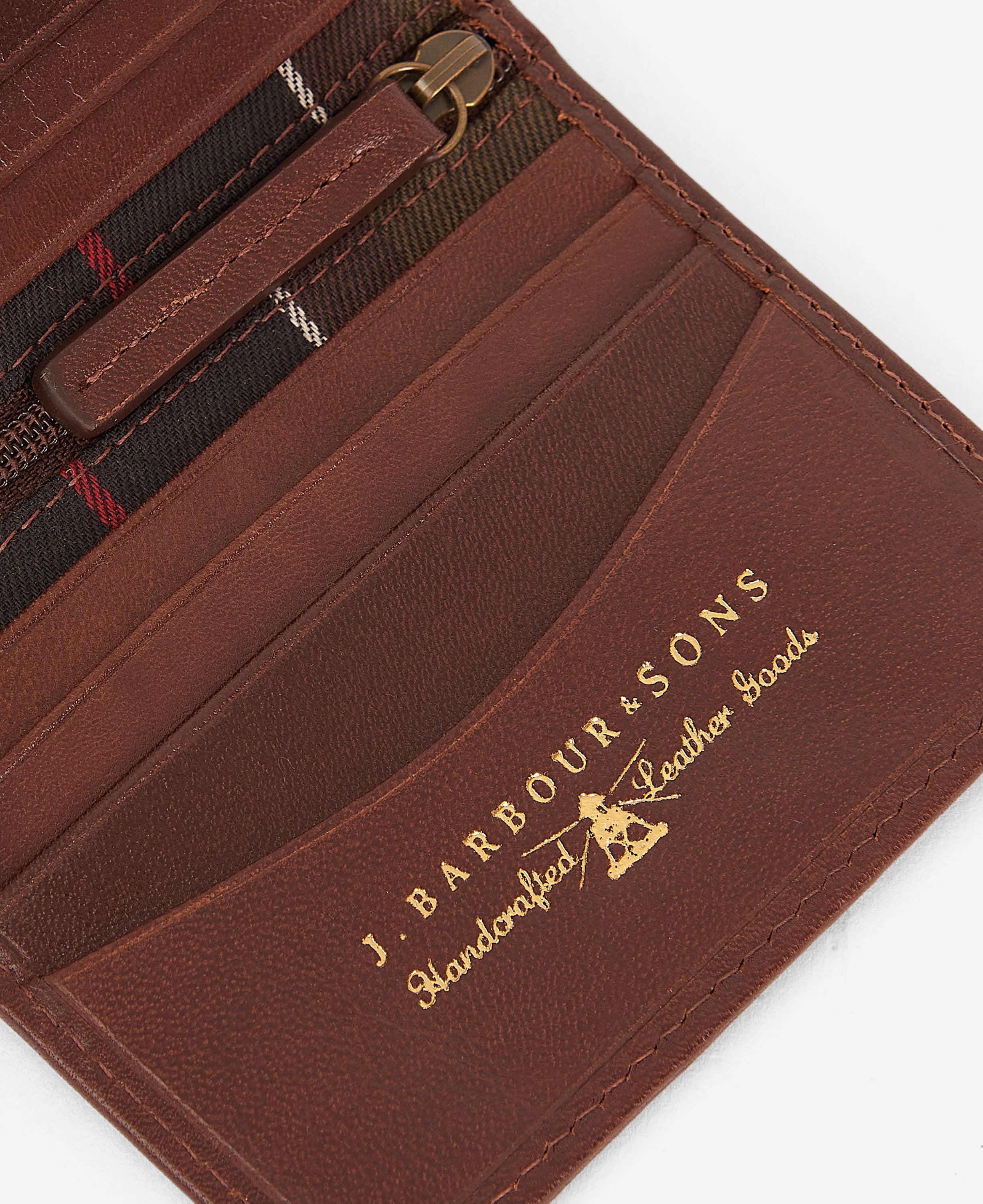 Colwell Small Billfold - Brown/Classic Tartan