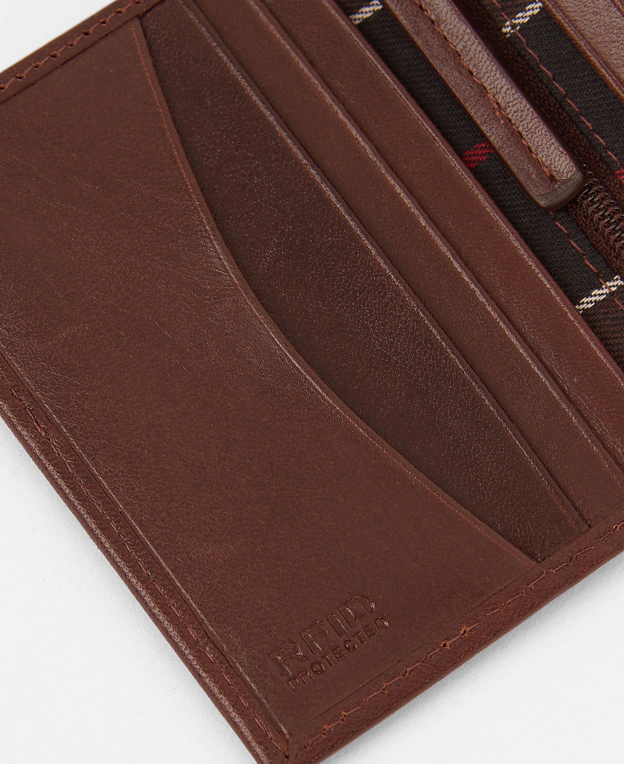 Colwell Small Billfold - Brown/Classic Tartan