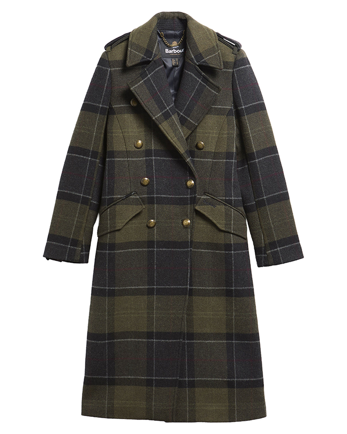 Cottesmore Checked Wool Coat - Shadow Classic Tartan