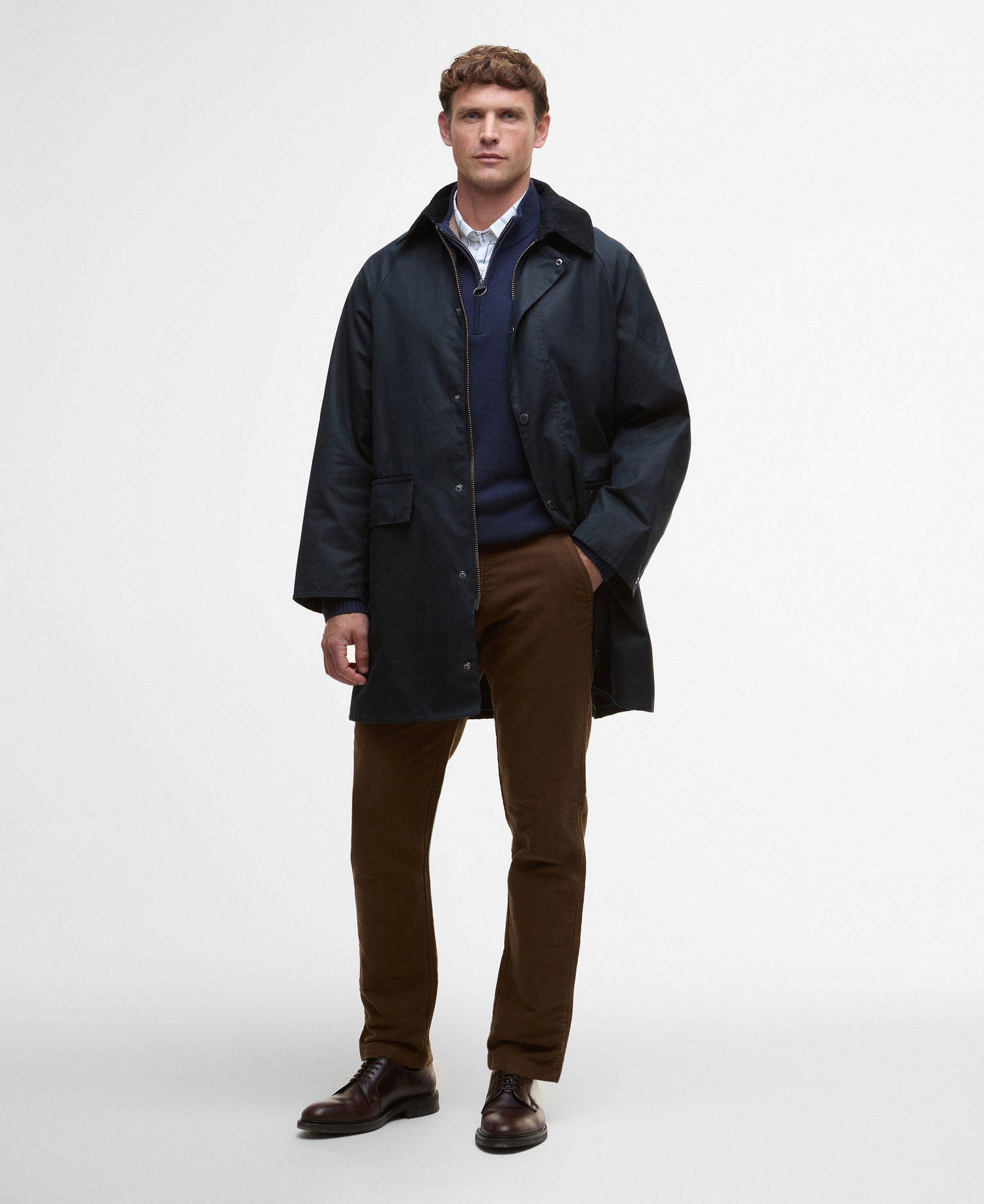 Country Wax Mac Jacket - Navy