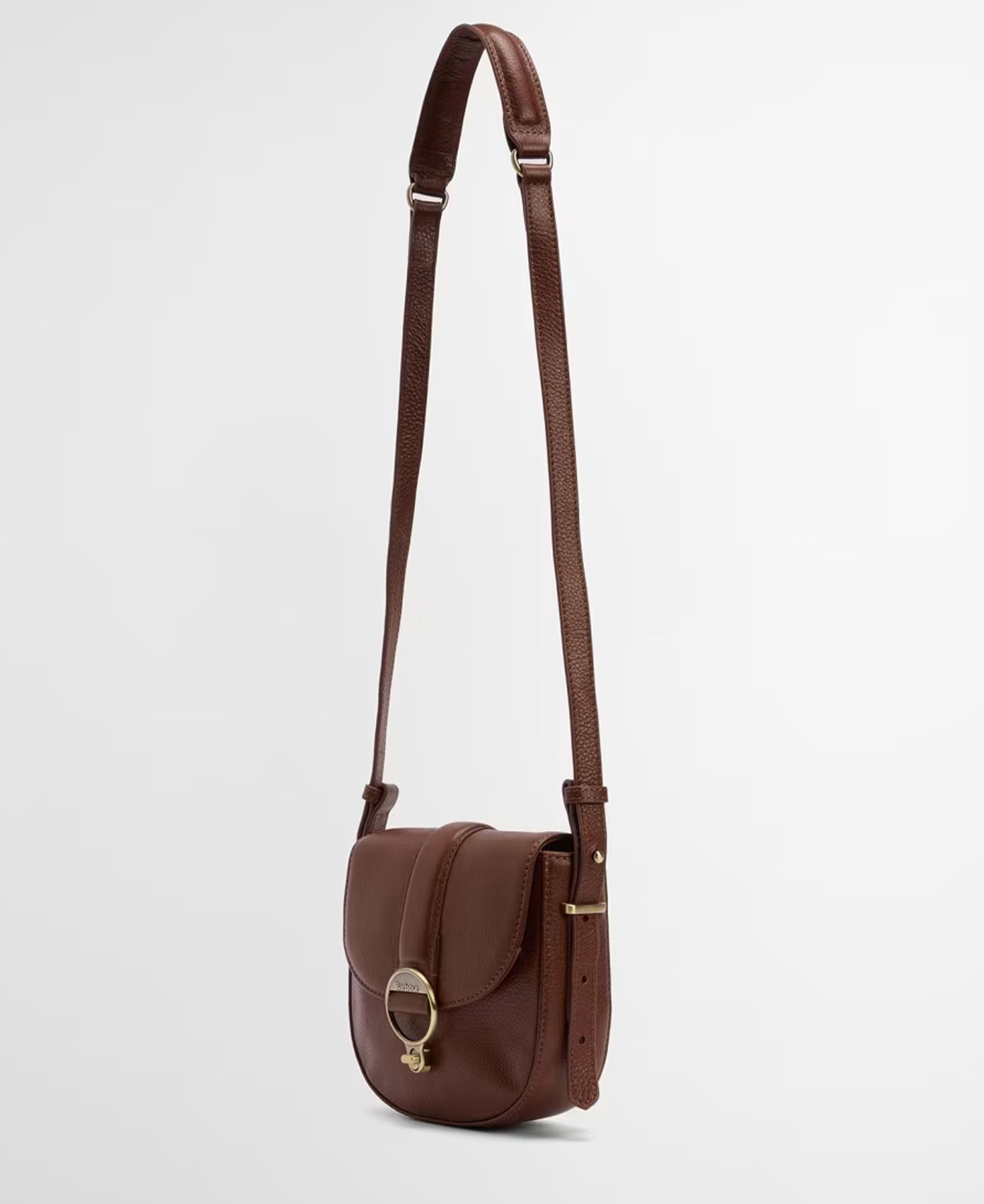 Elm Leather Crossbody Bag - Brown