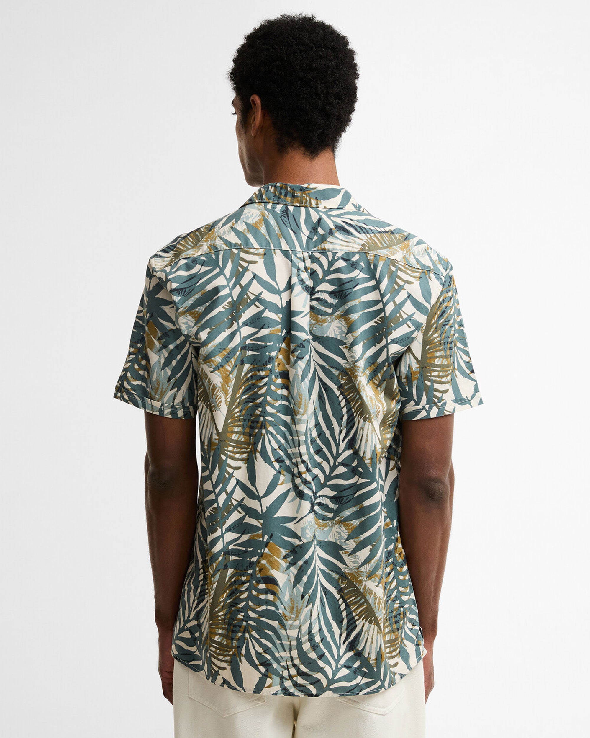 Gleaston Printed Summer Shirt - Vintage Teal
