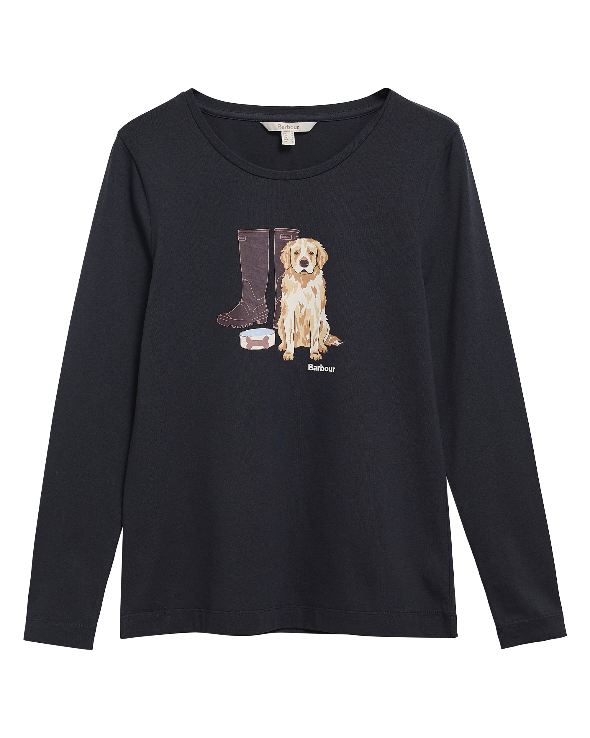 Hedley Long Sleeve T-Shirt - Dark Navy