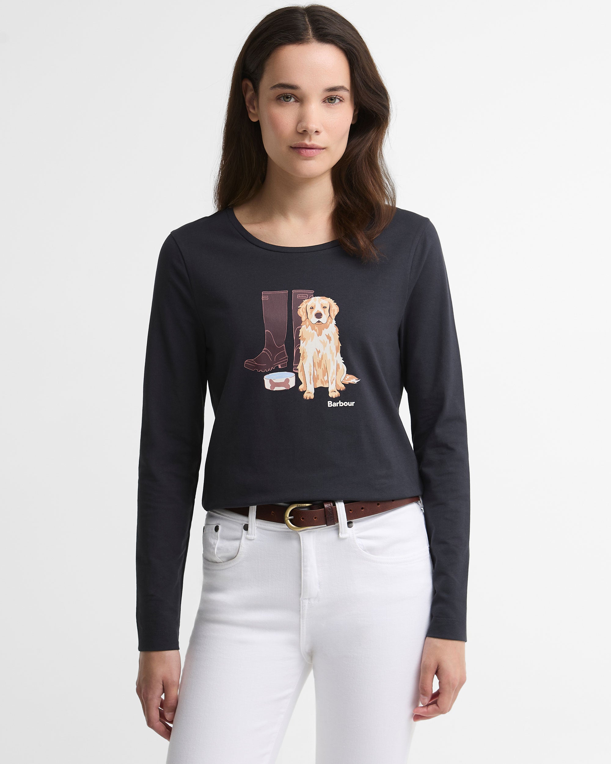 Hedley Long Sleeve T-Shirt - Dark Navy