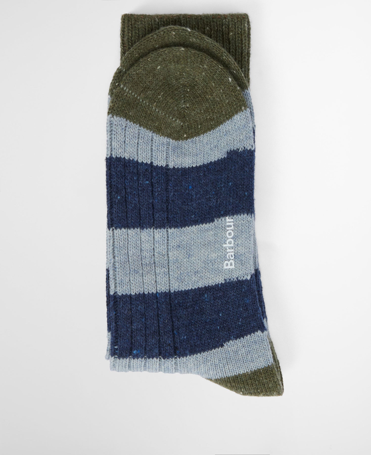 Houghton Stripe Socks - Bluestone