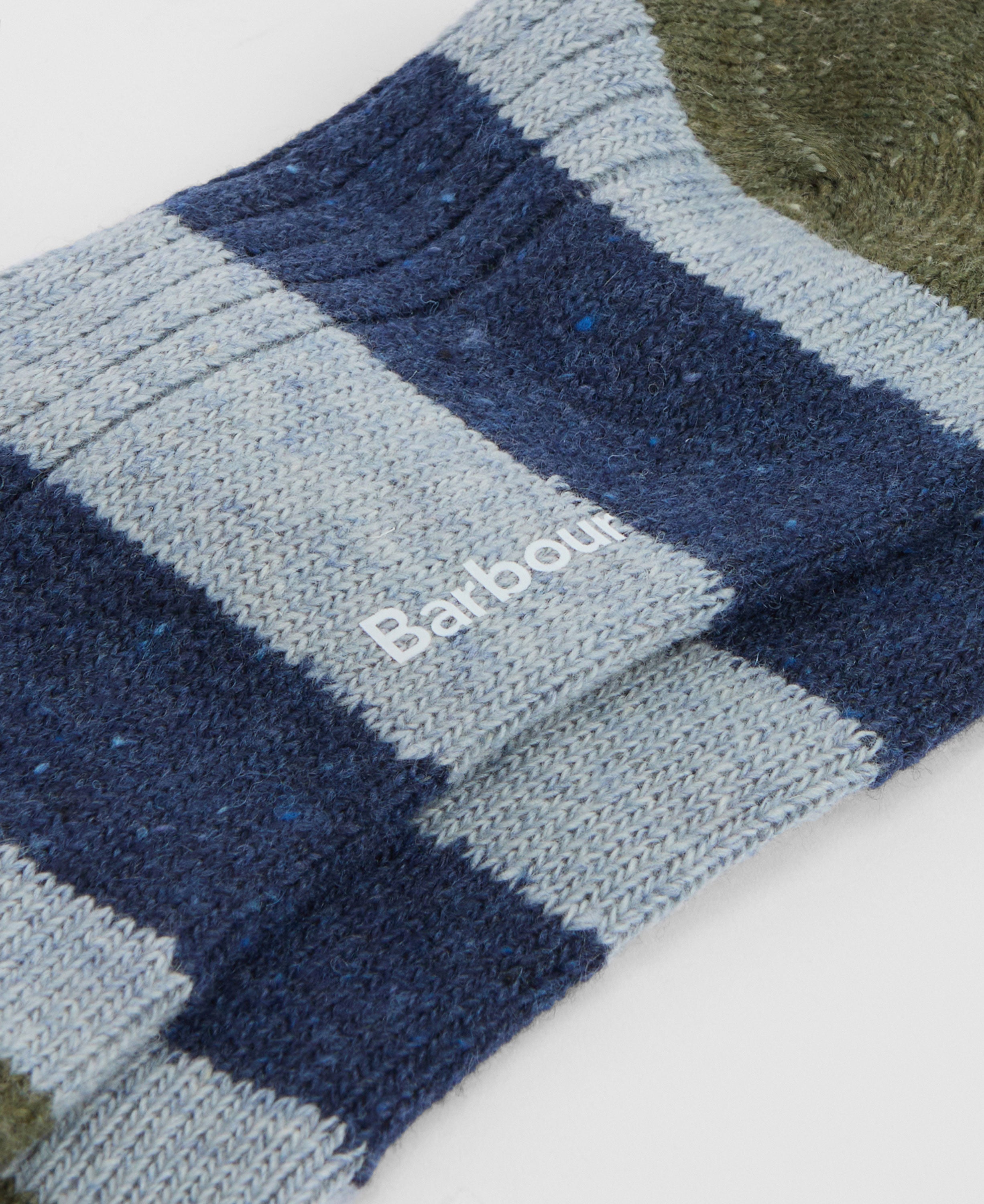 Houghton Stripe Socks - Bluestone