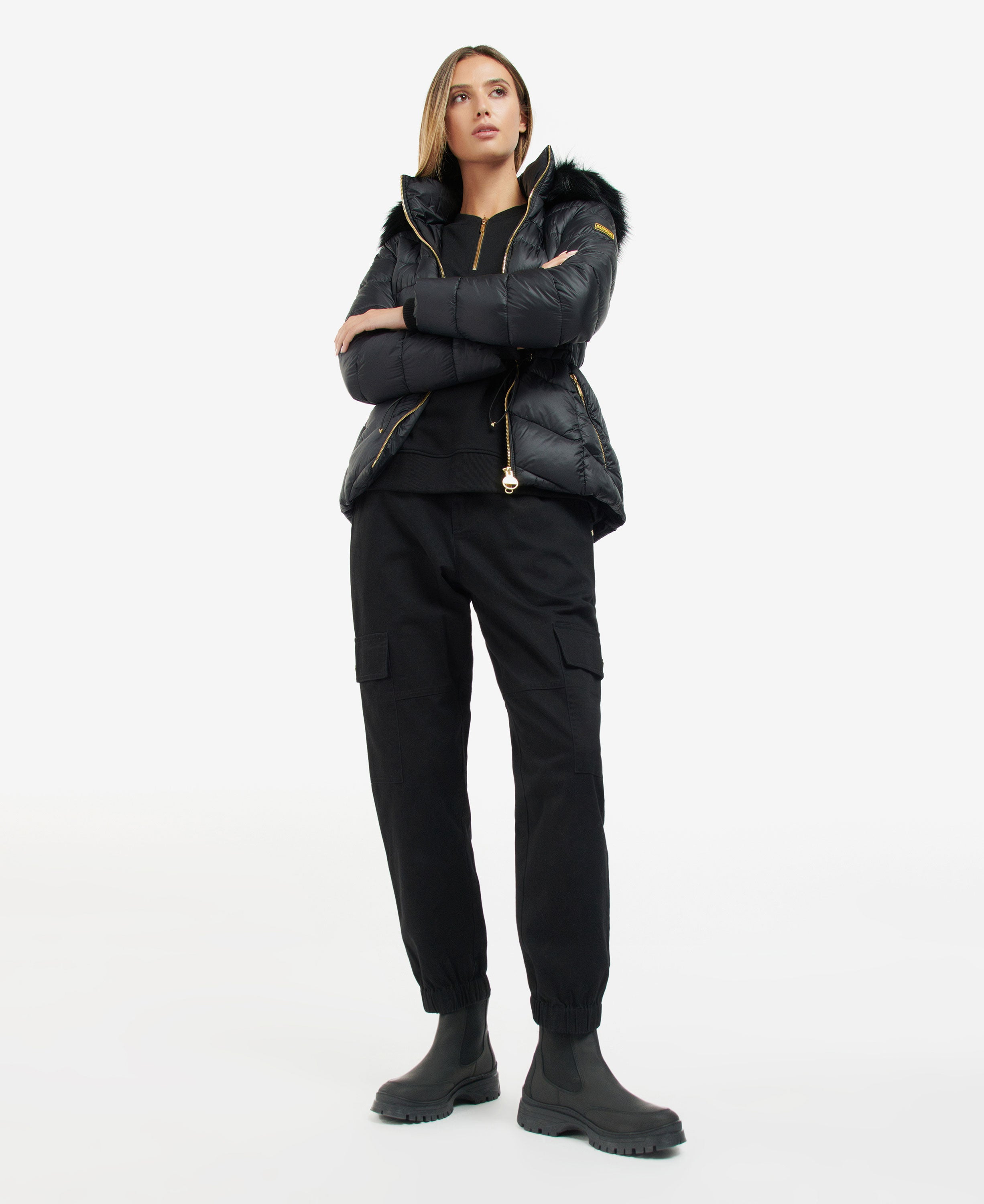 Island Quilted Jacket - Black