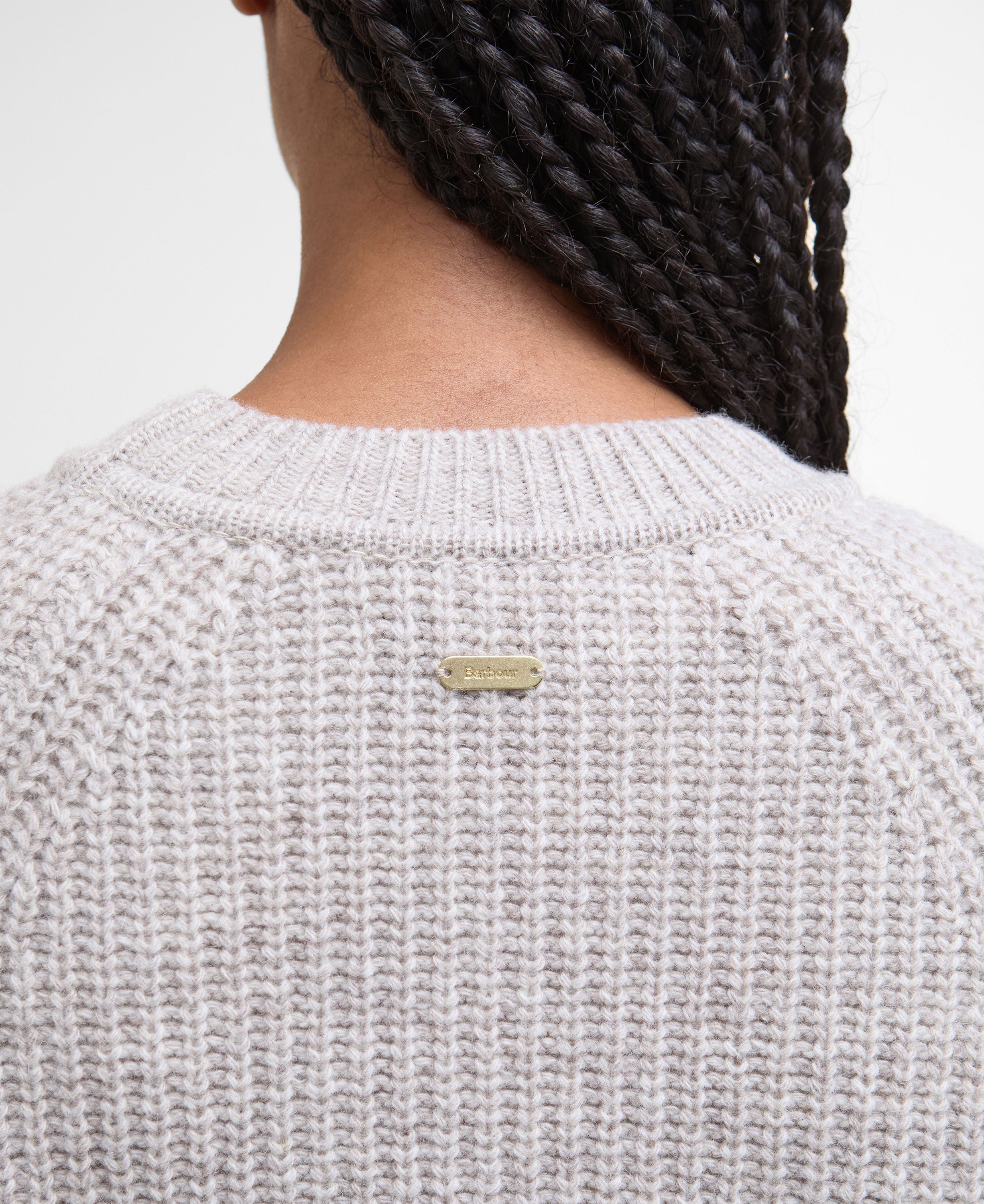Irene Knitted Jumper - Oat Stripe