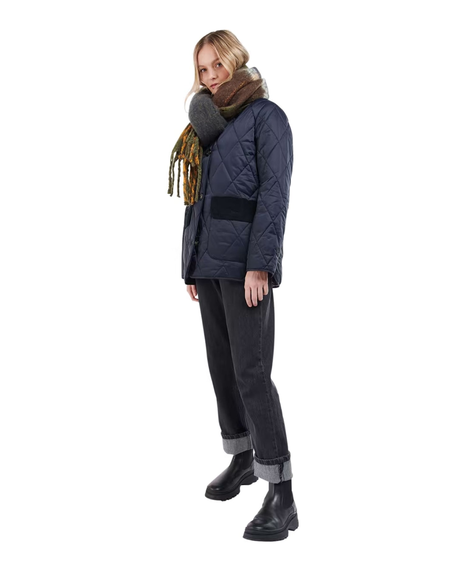 Isla Tartan Boucle Scarf - Classic Tartan