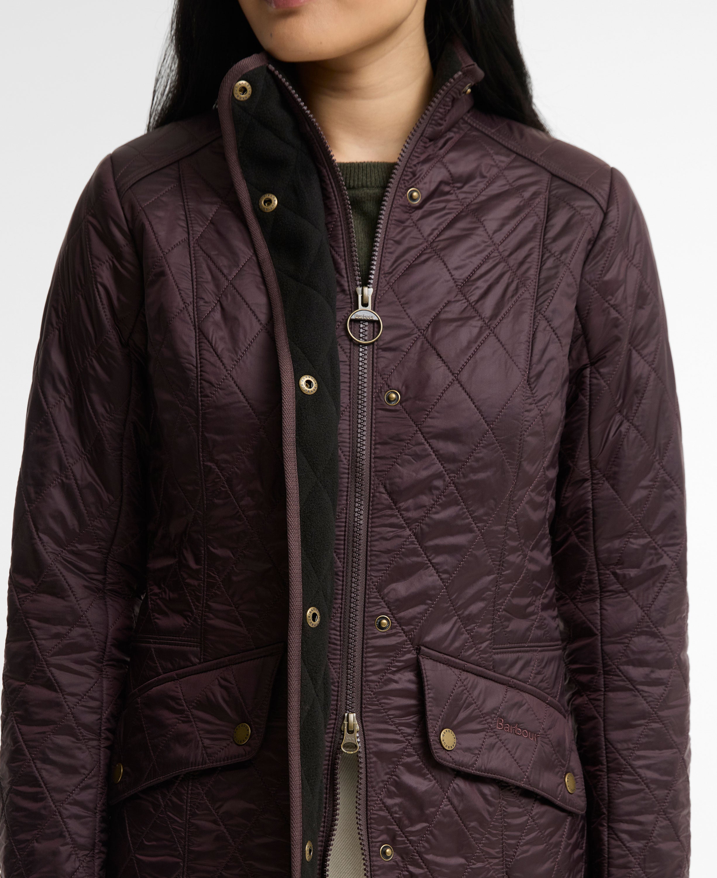 Cavalry Polarquilt - Fig/Black