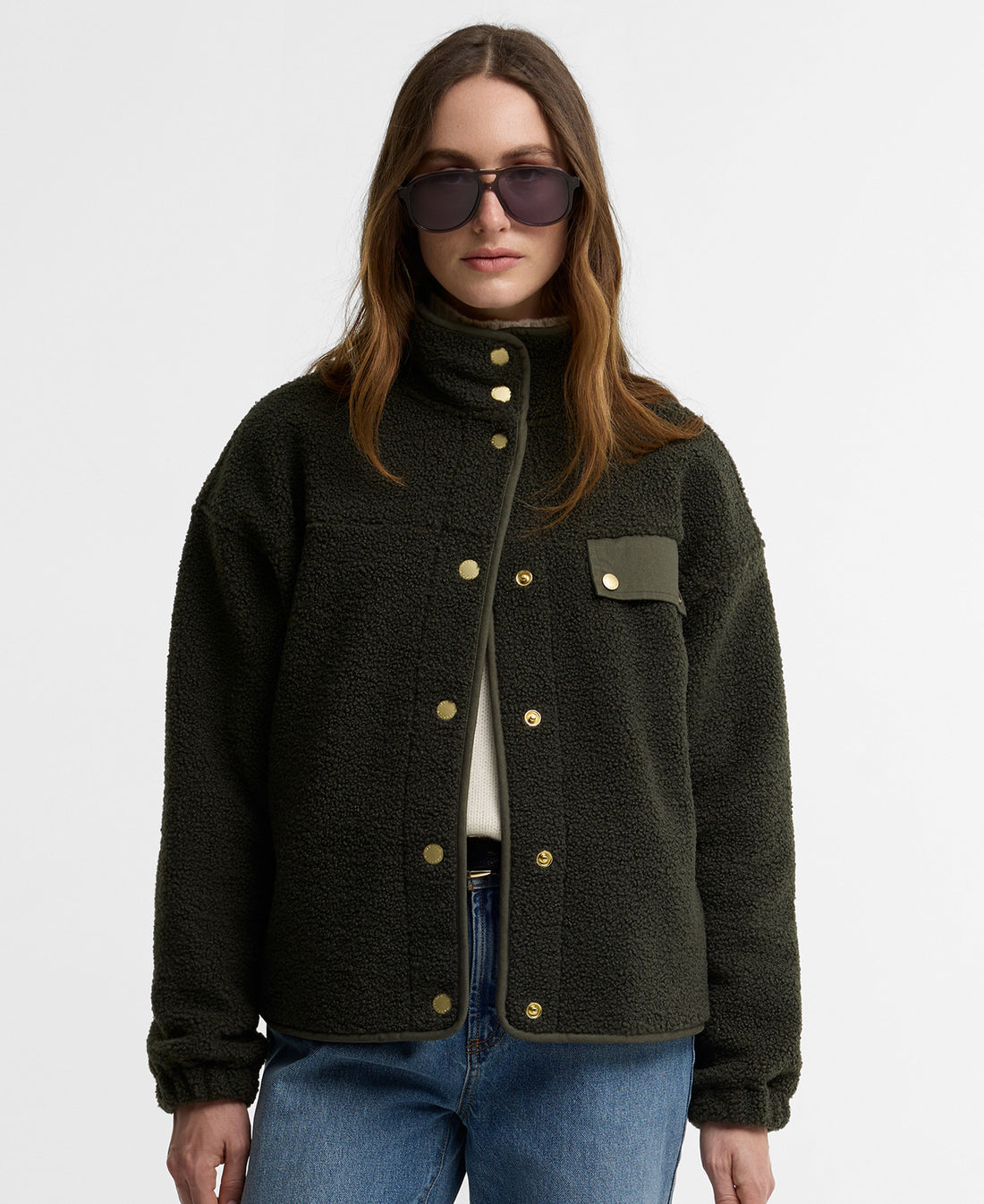 Mabel Fleece - Olive