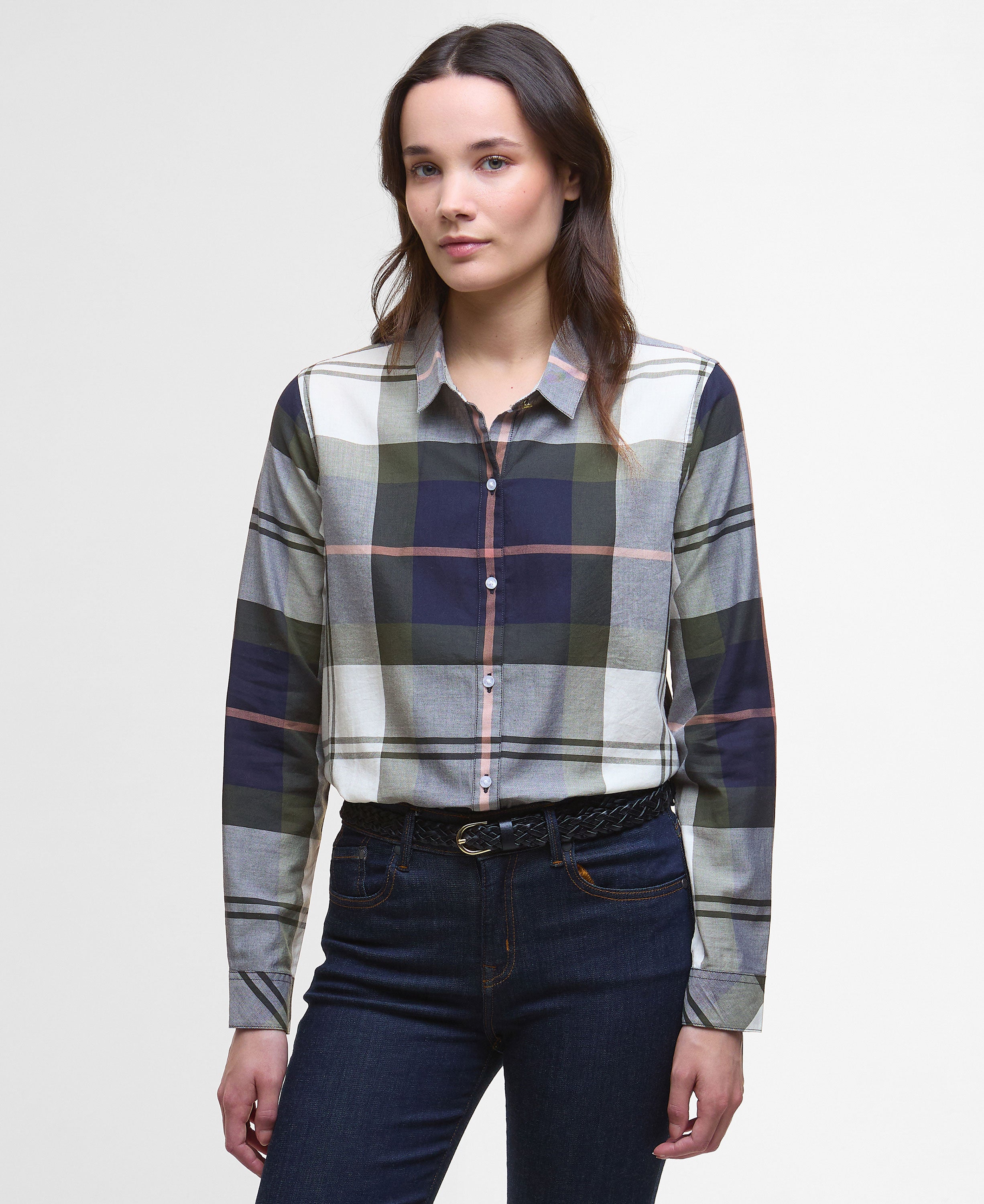 Moorland Shirt - Navy/Arabesque Check