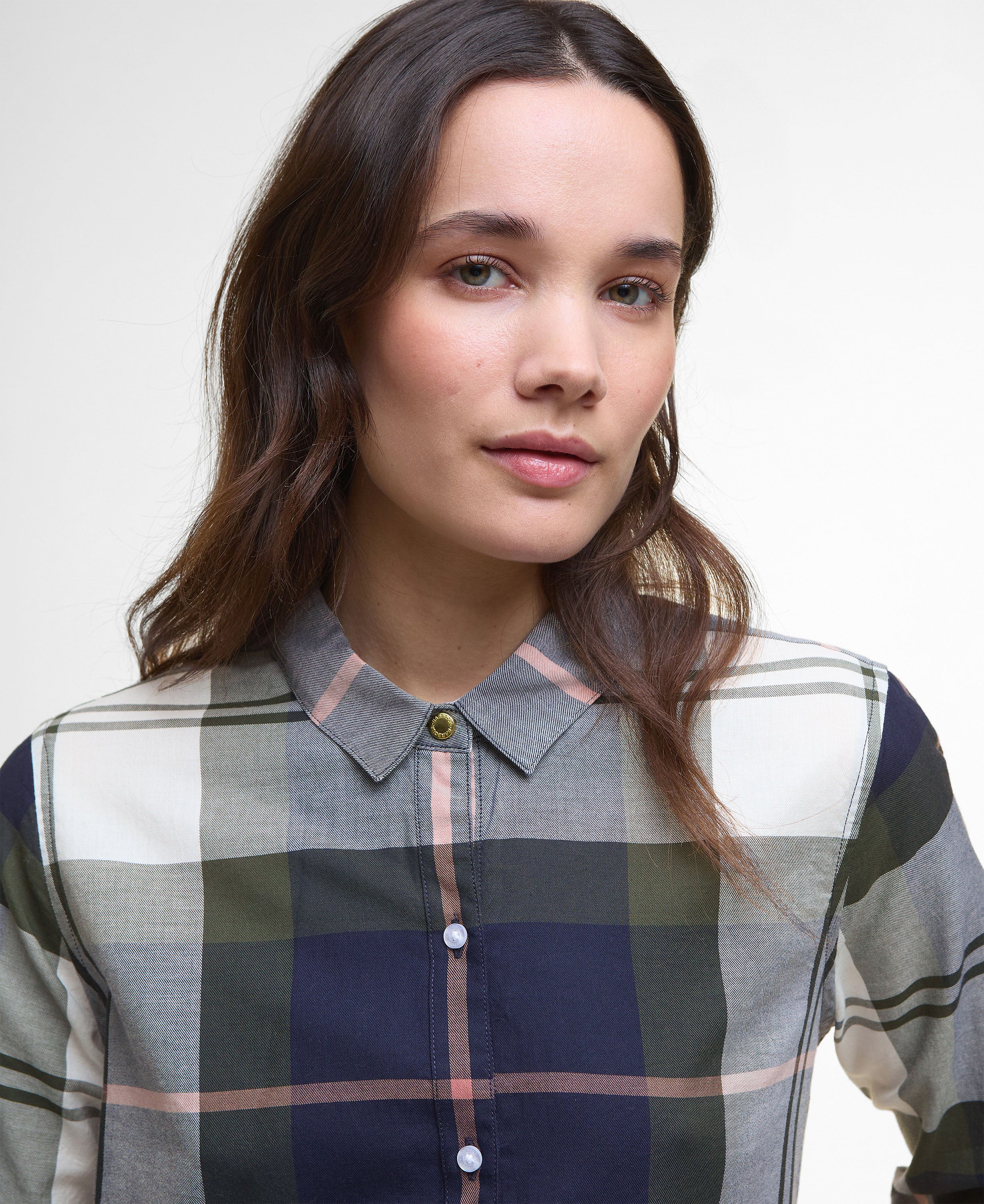 Moorland Shirt - Navy/Arabesque Check