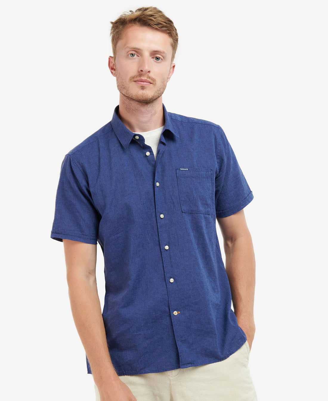 Nelson Short-Sleeve Regular Shirt - Indigo