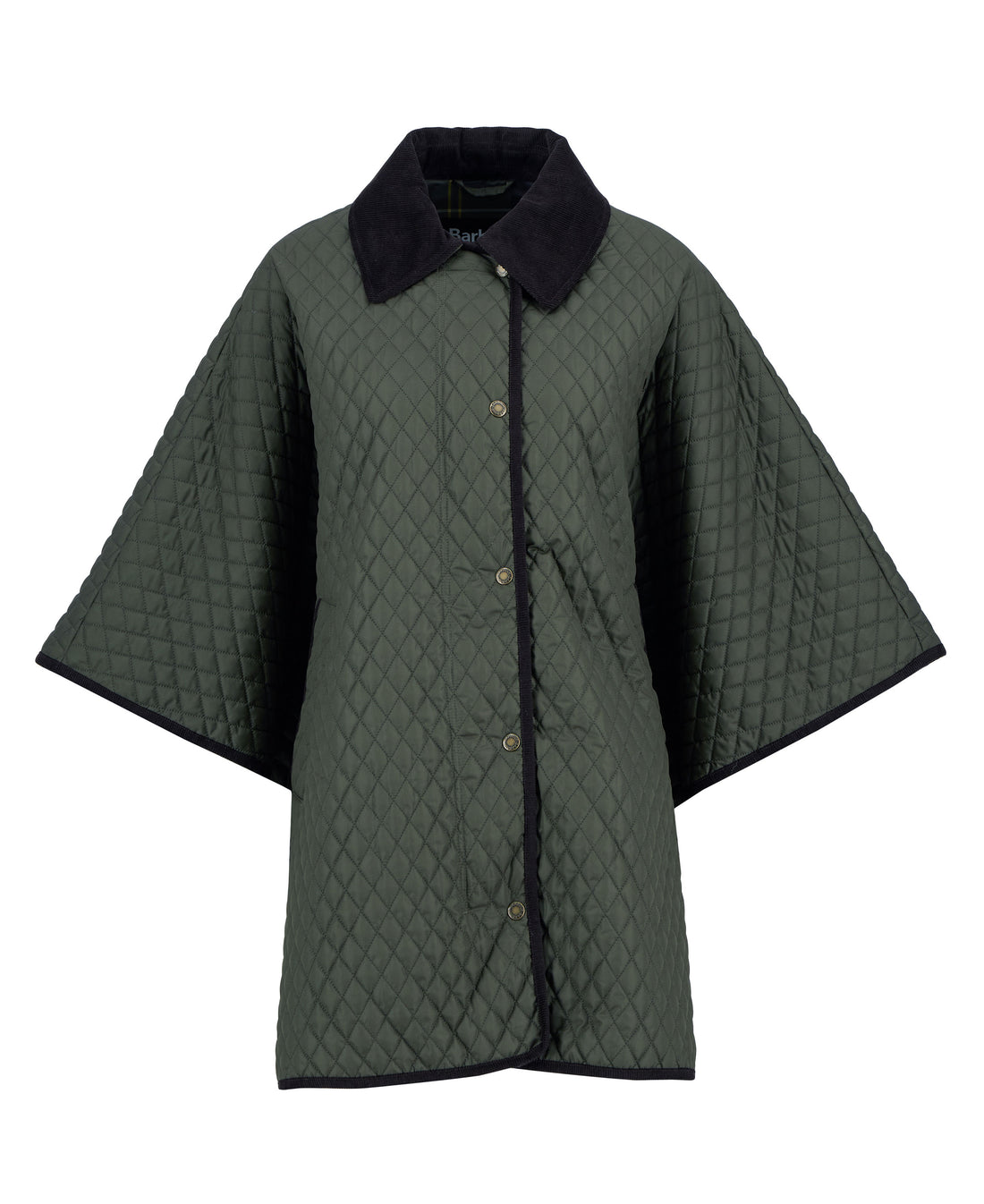Oakham Quilted Cape - Olive