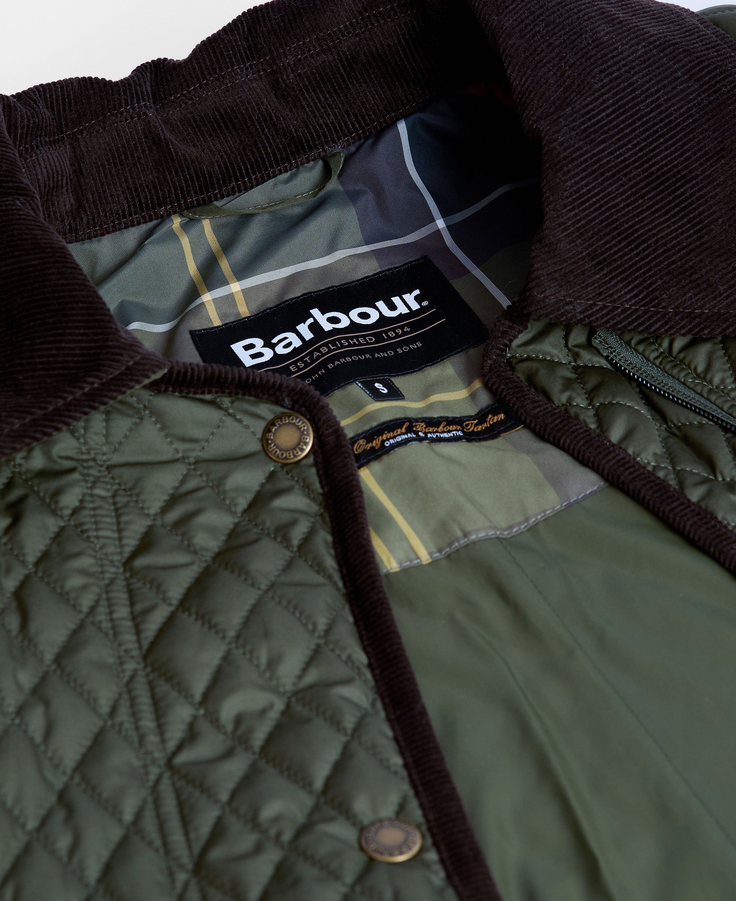 Oakham Quilted Cape - Olive