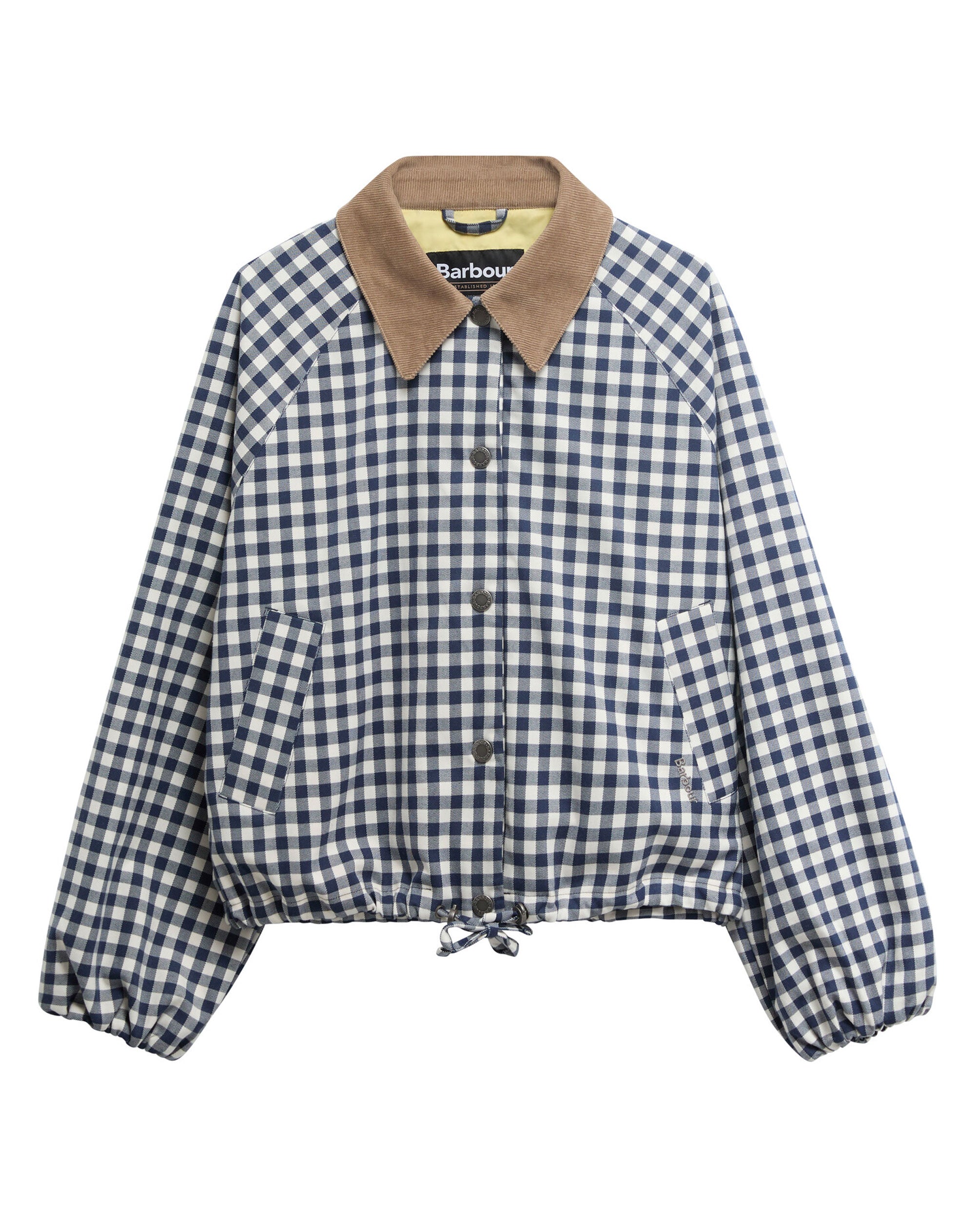 Ovingham Casual Jacket - Gingham Navy/ Neutral