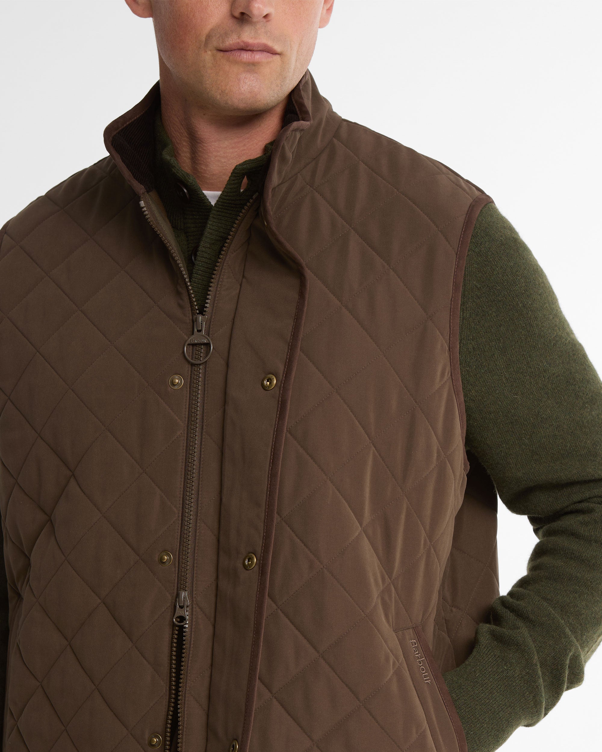 Rosley Polarquilt Gilet - Dark Olive