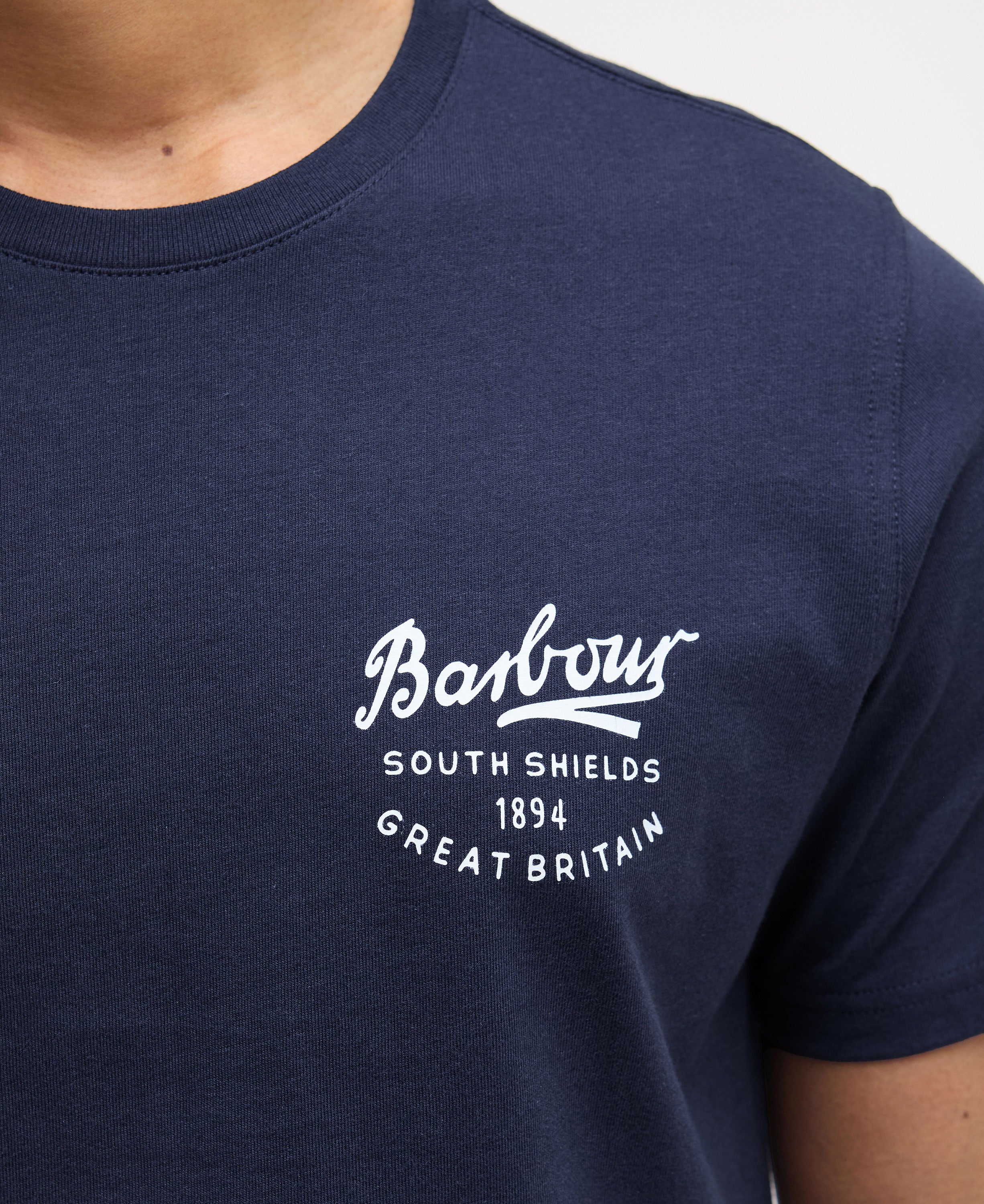 Script Graphic T-Shirt - Navy