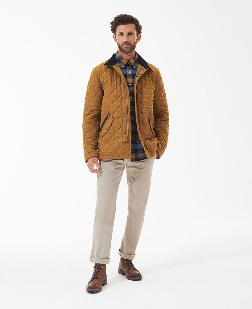 Shoveler Quilted Jacket - Washed Ochre