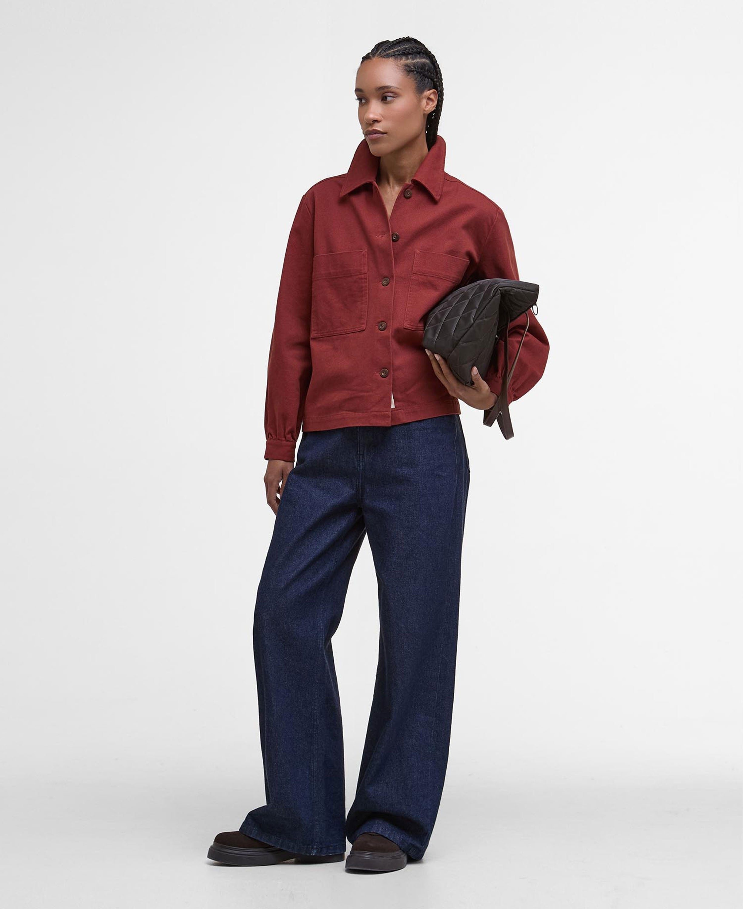 Willow Overshirt - Burnt Henna