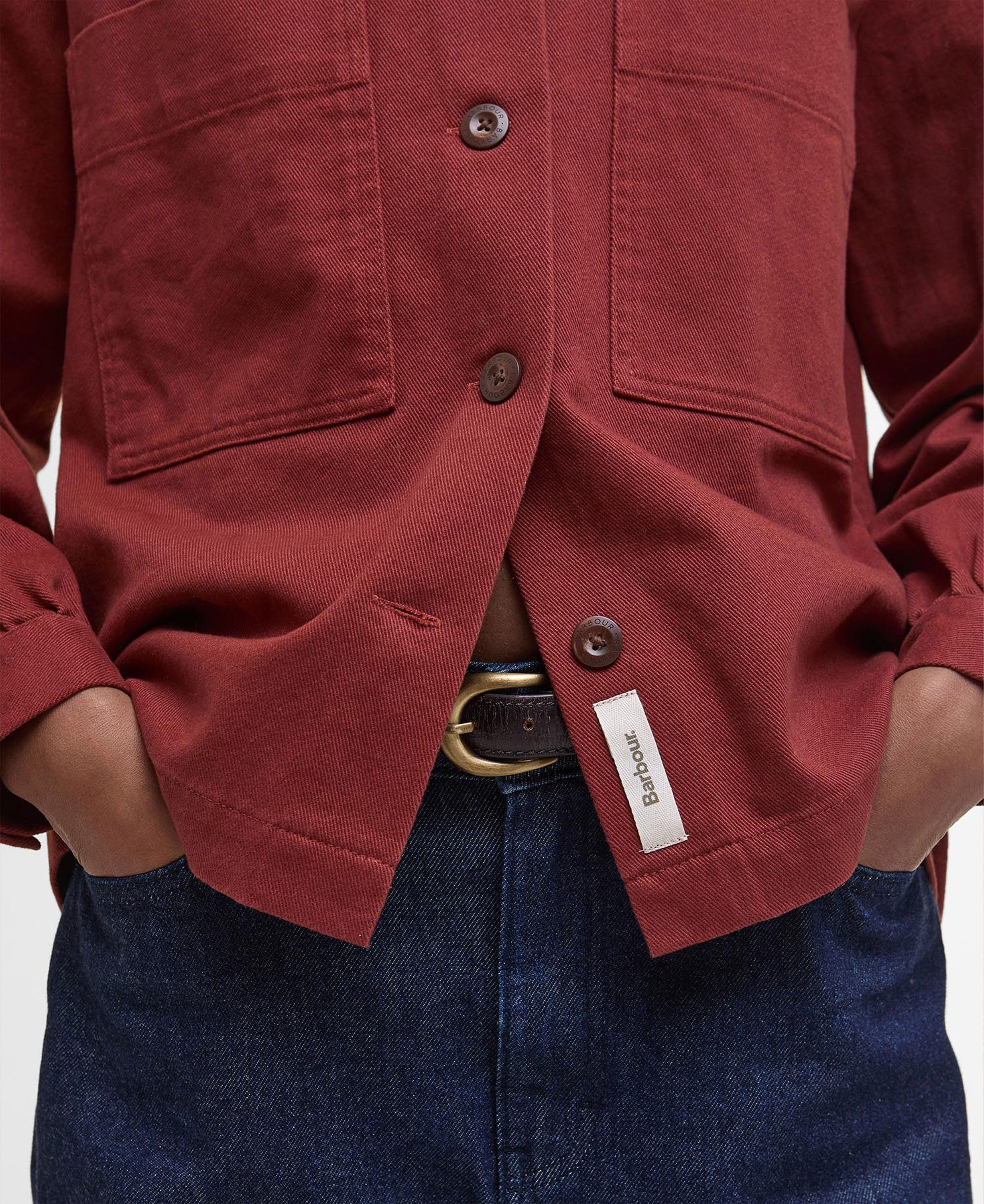 Willow Overshirt - Burnt Henna