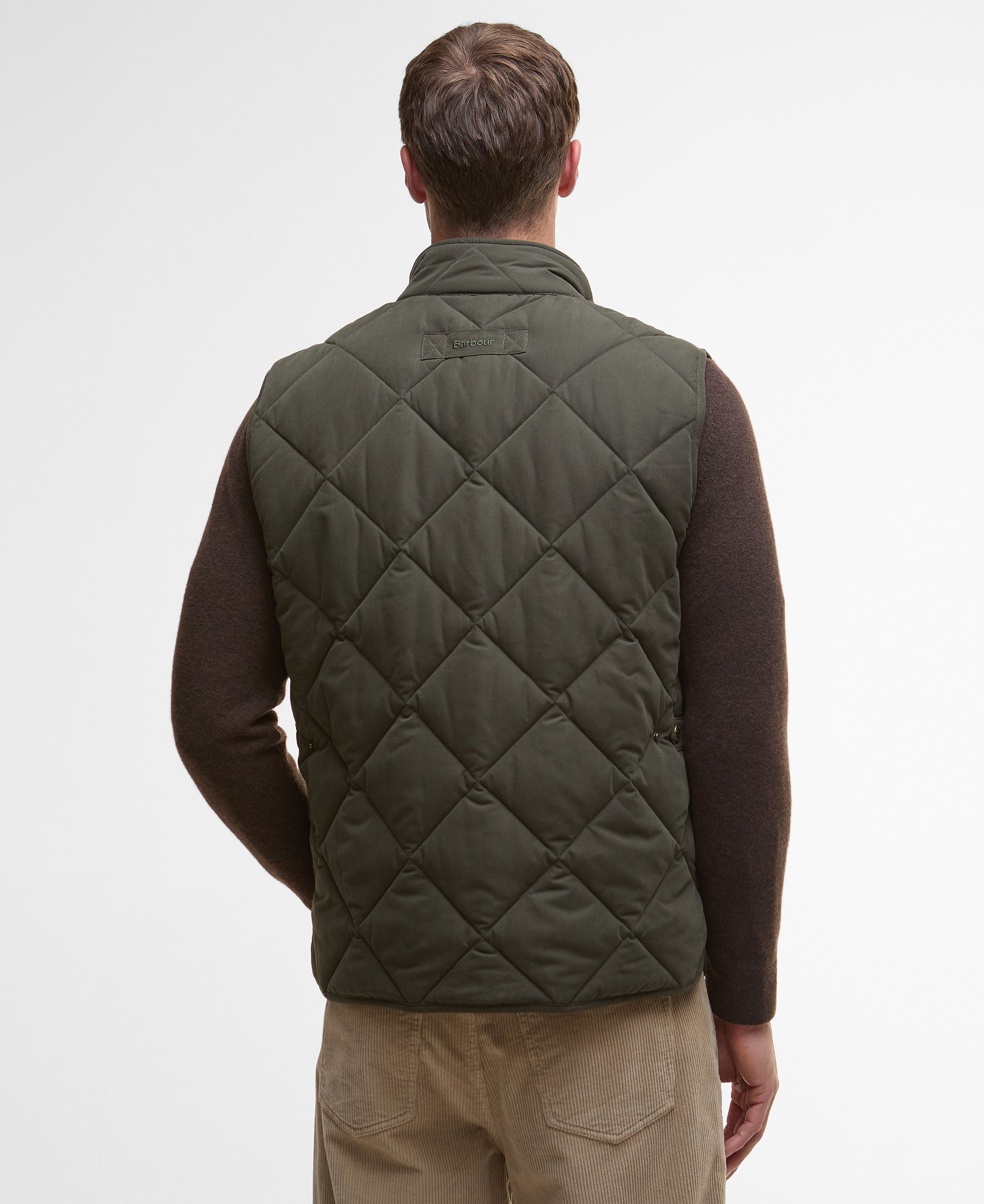 Winter Lowerdale Quilted Gilet - Dark Olive