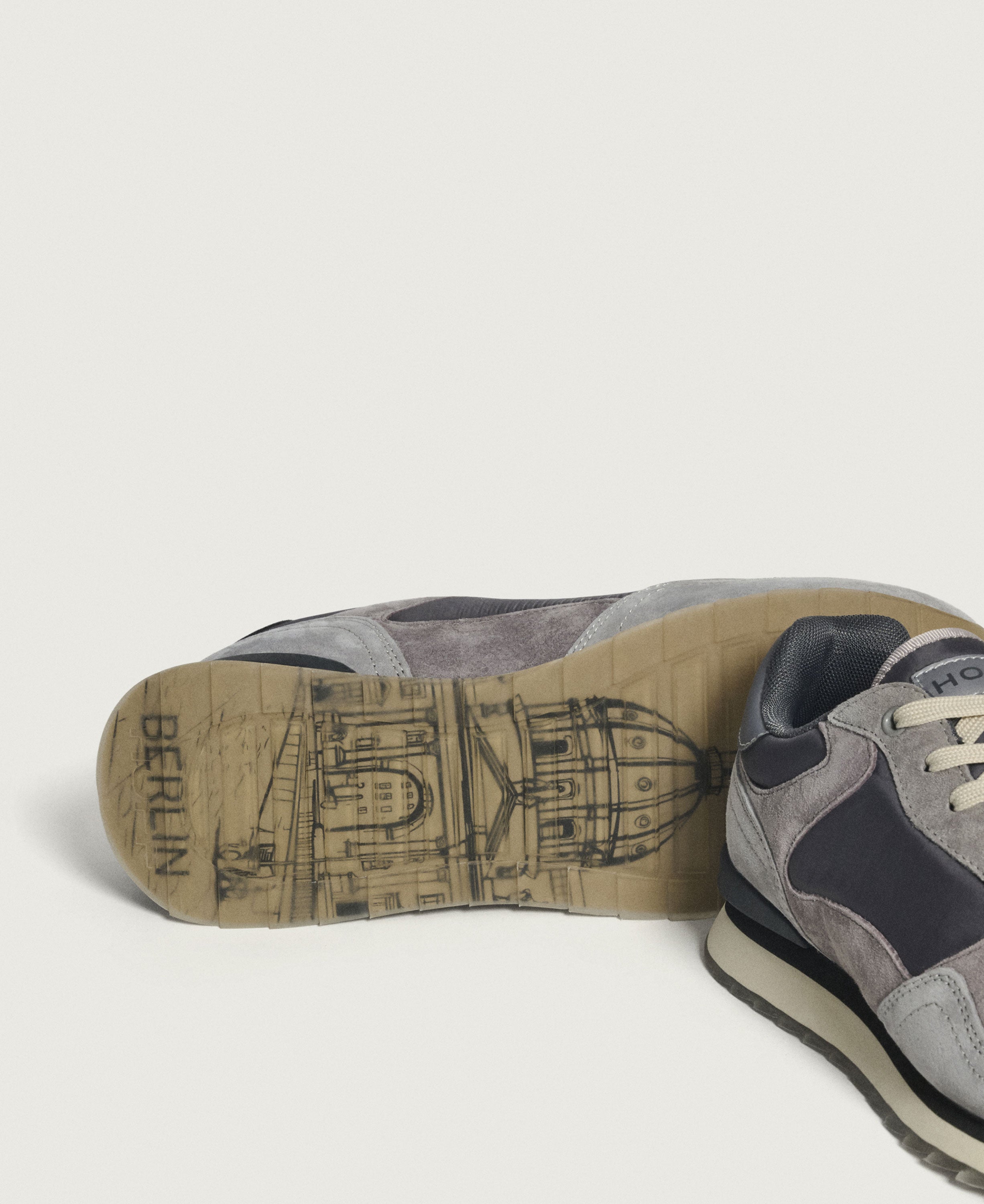 Berlin City Trainers - Silver/Grey