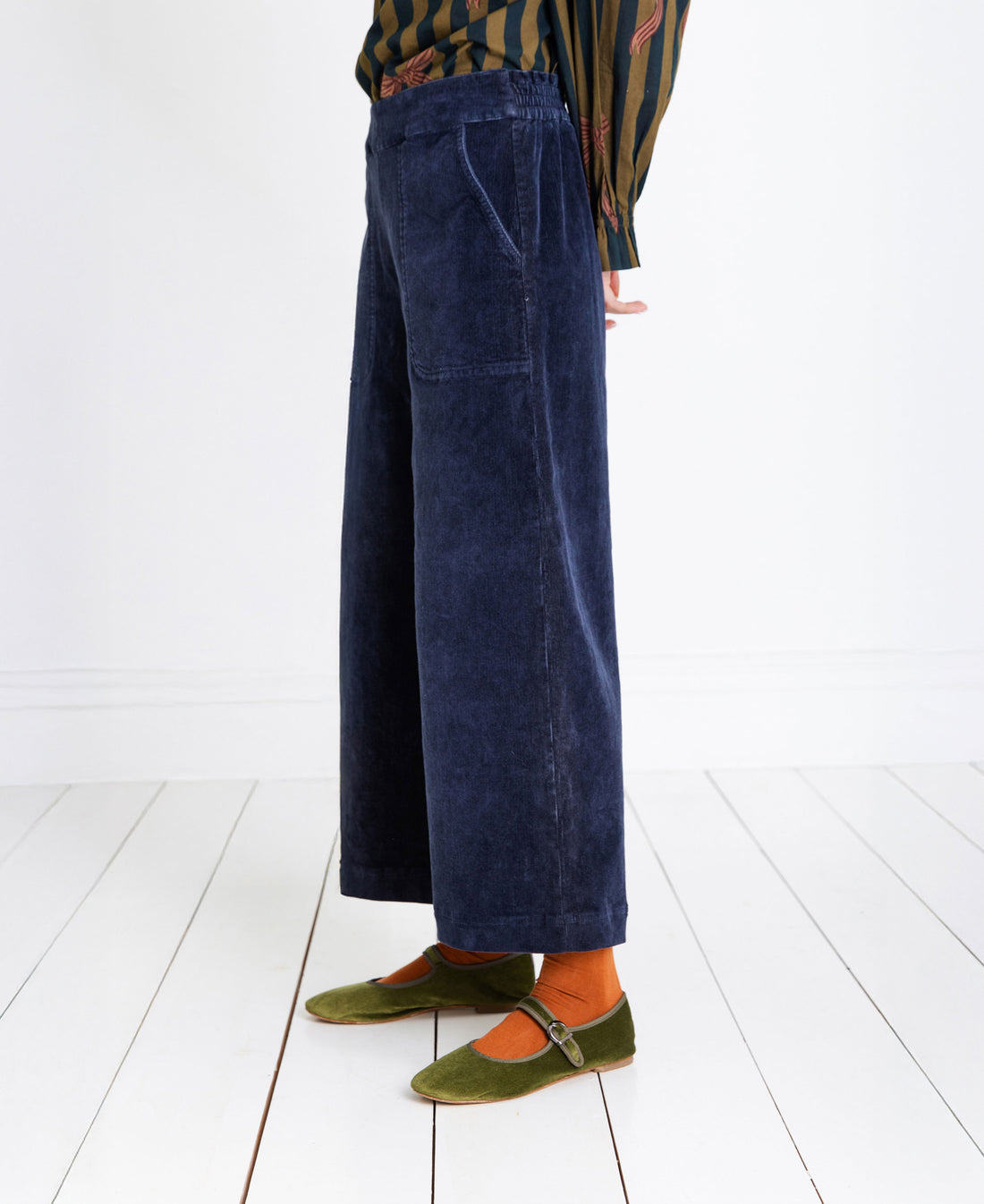 Bijou Wide Leg Trouser - Midnight Navy