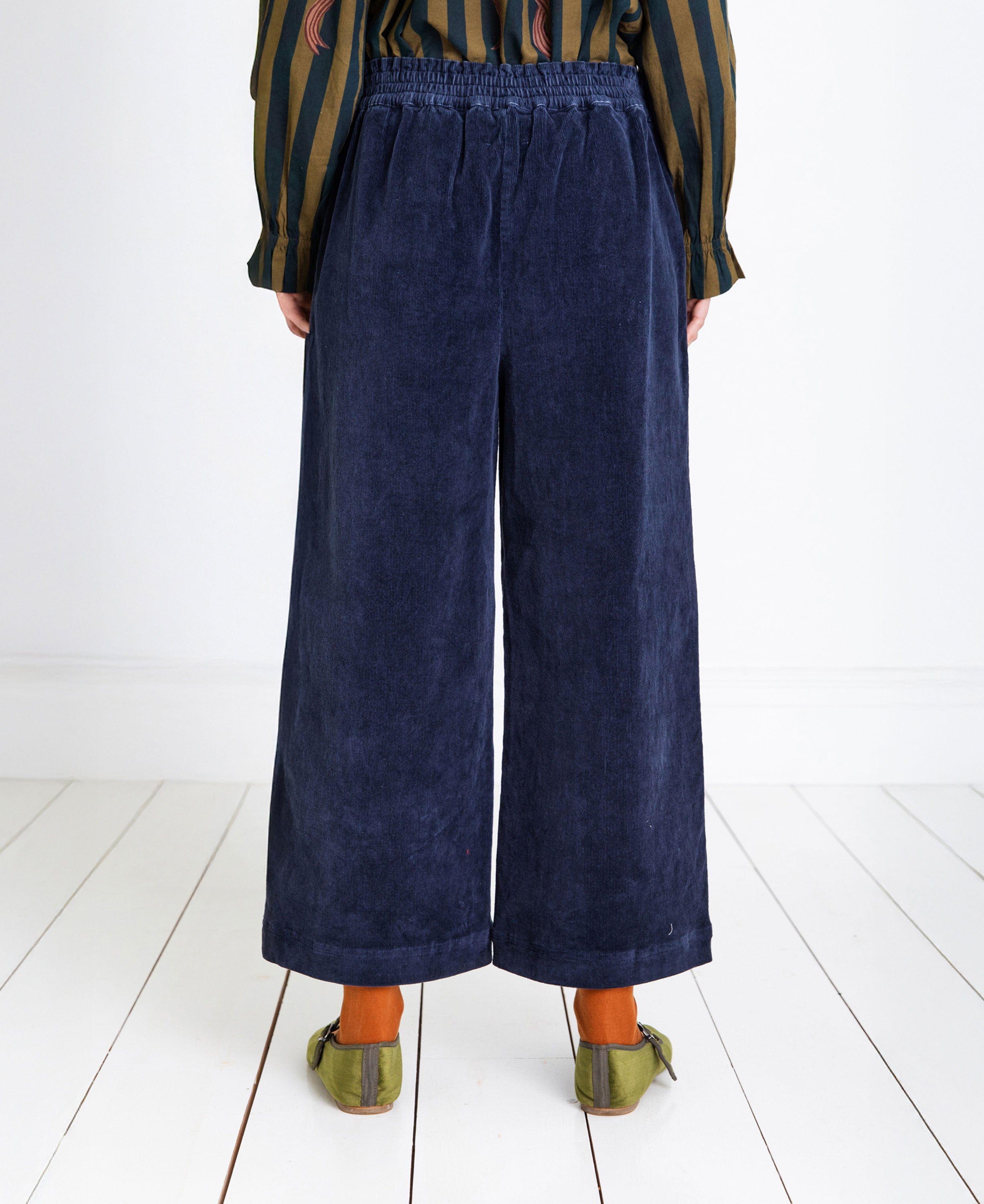 Bijou Wide Leg Trouser - Midnight Navy
