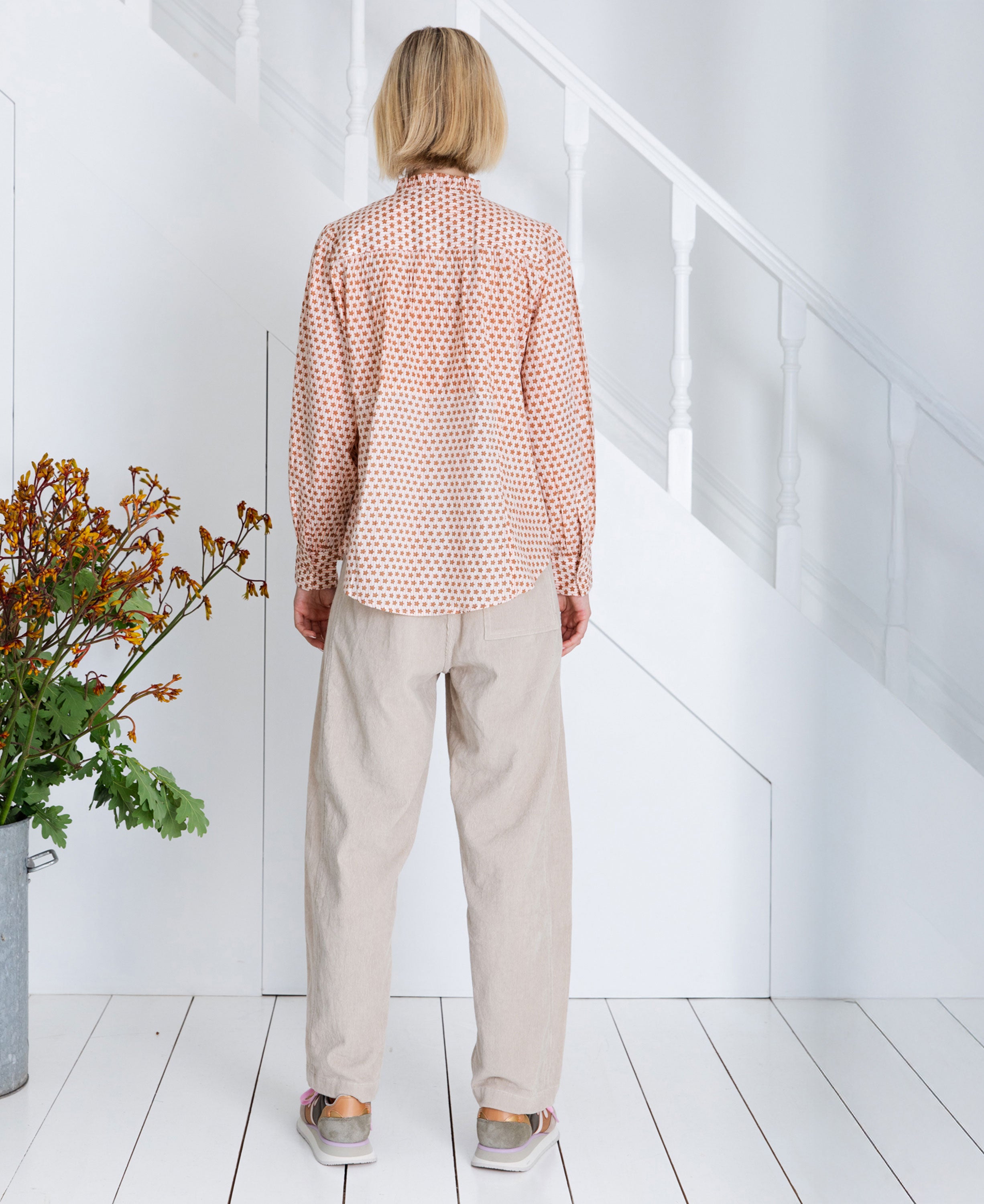 Nova Cord Trouser - Ecru
