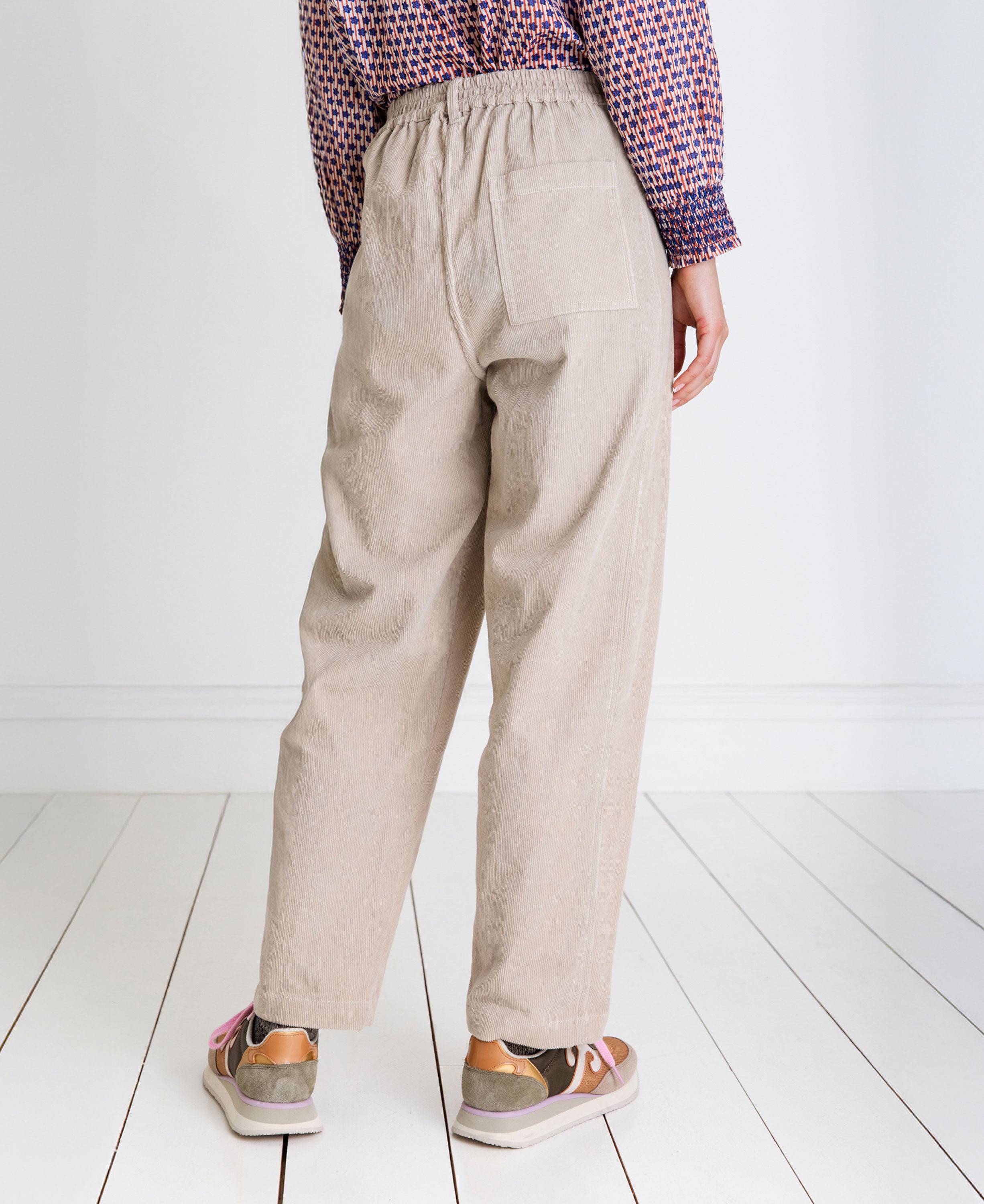 Nova Cord Trouser - Ecru