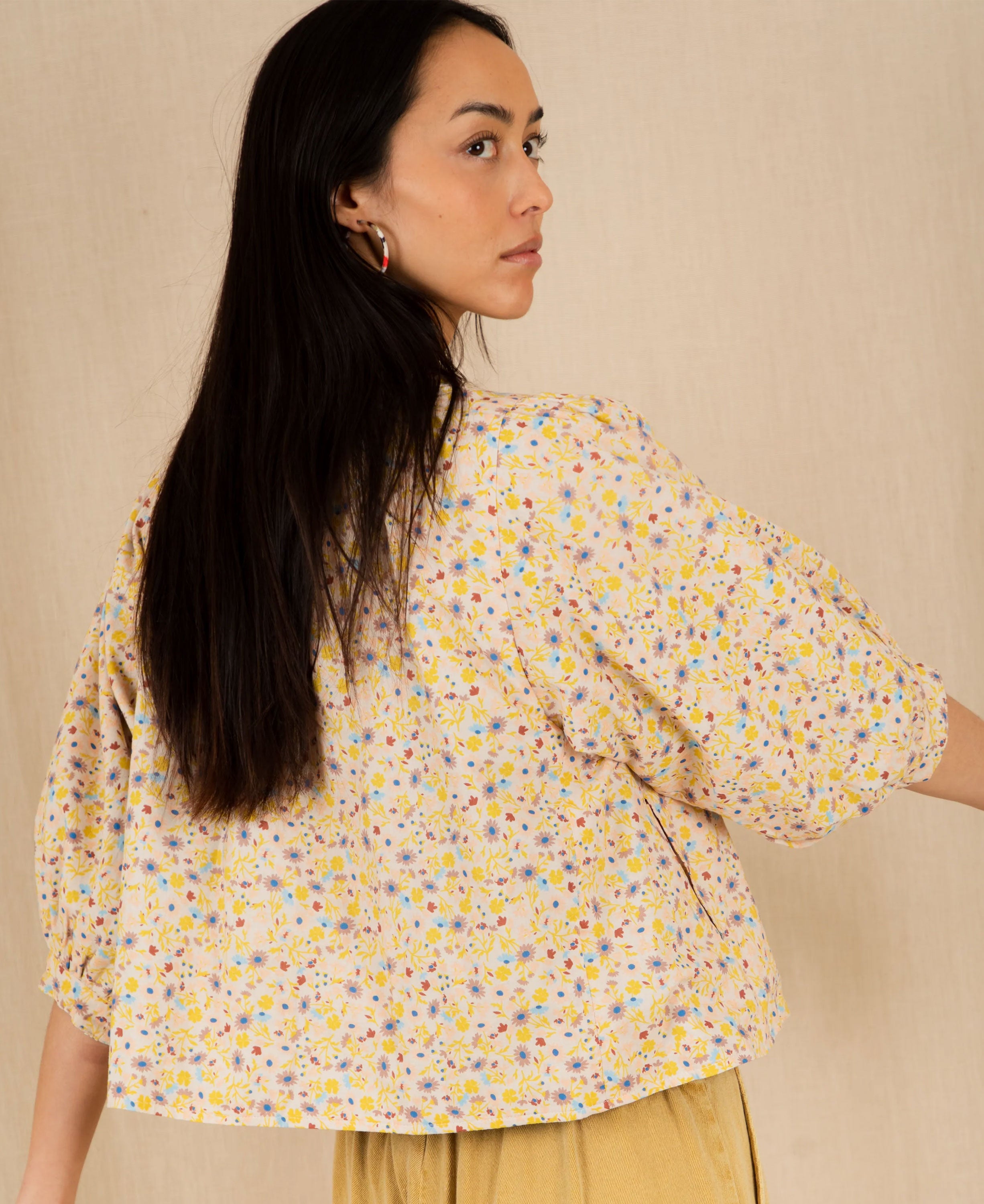 Vida Reversible Jacket - Navy/Lemon Zest
