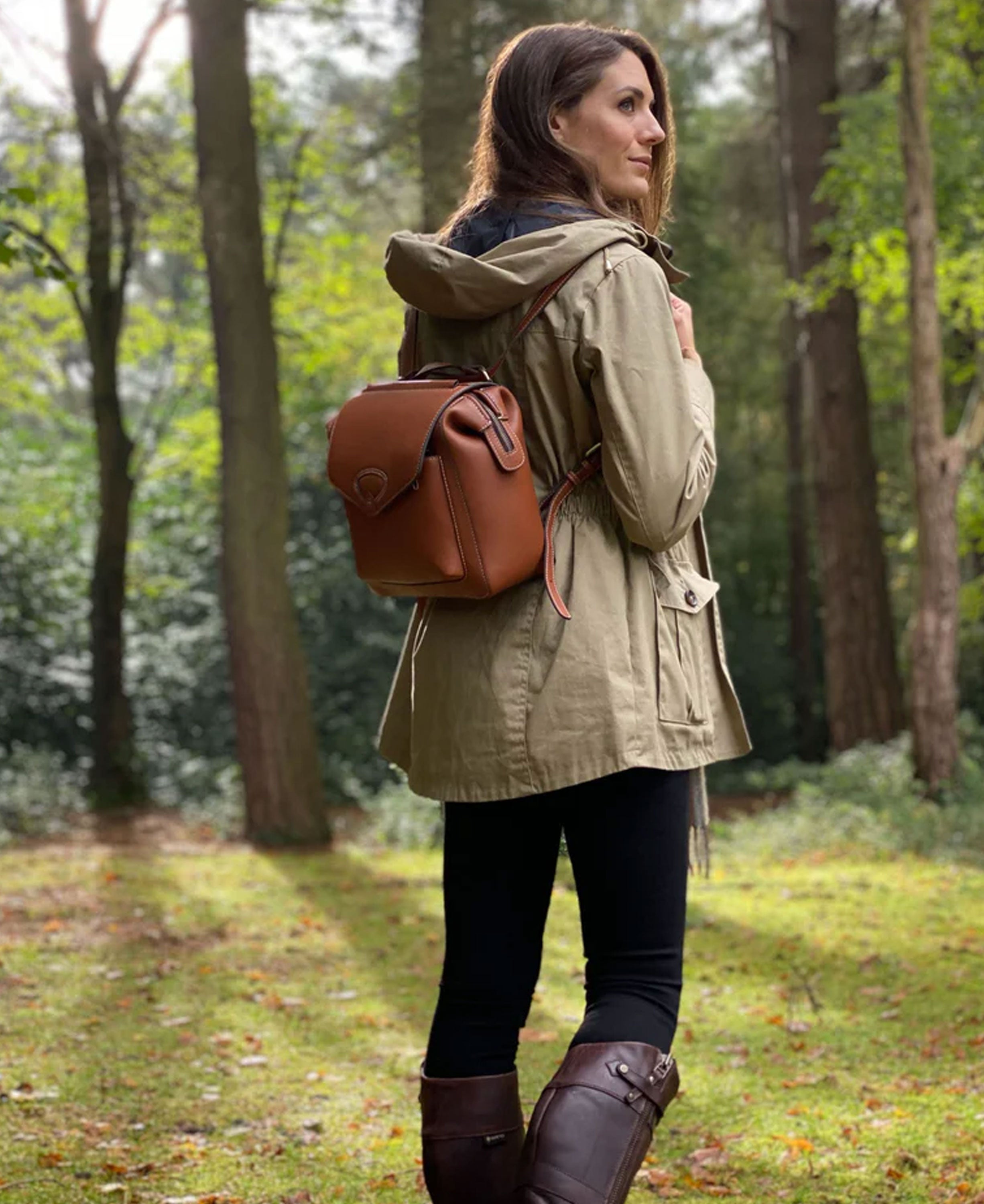 Bramham Rucksack - Tan Leather